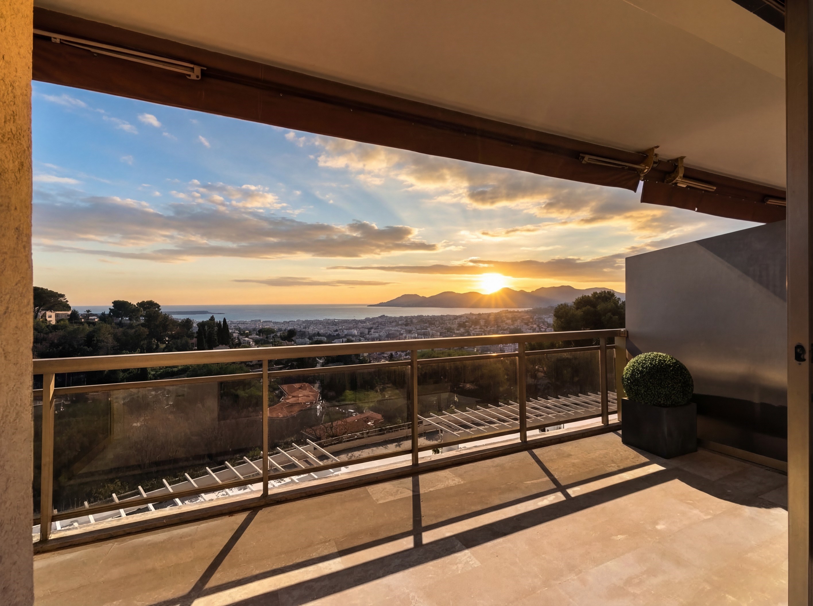  Le Cannet one bedroom apartment panoramic sea view luxury residence pool tennis… - 物件實景