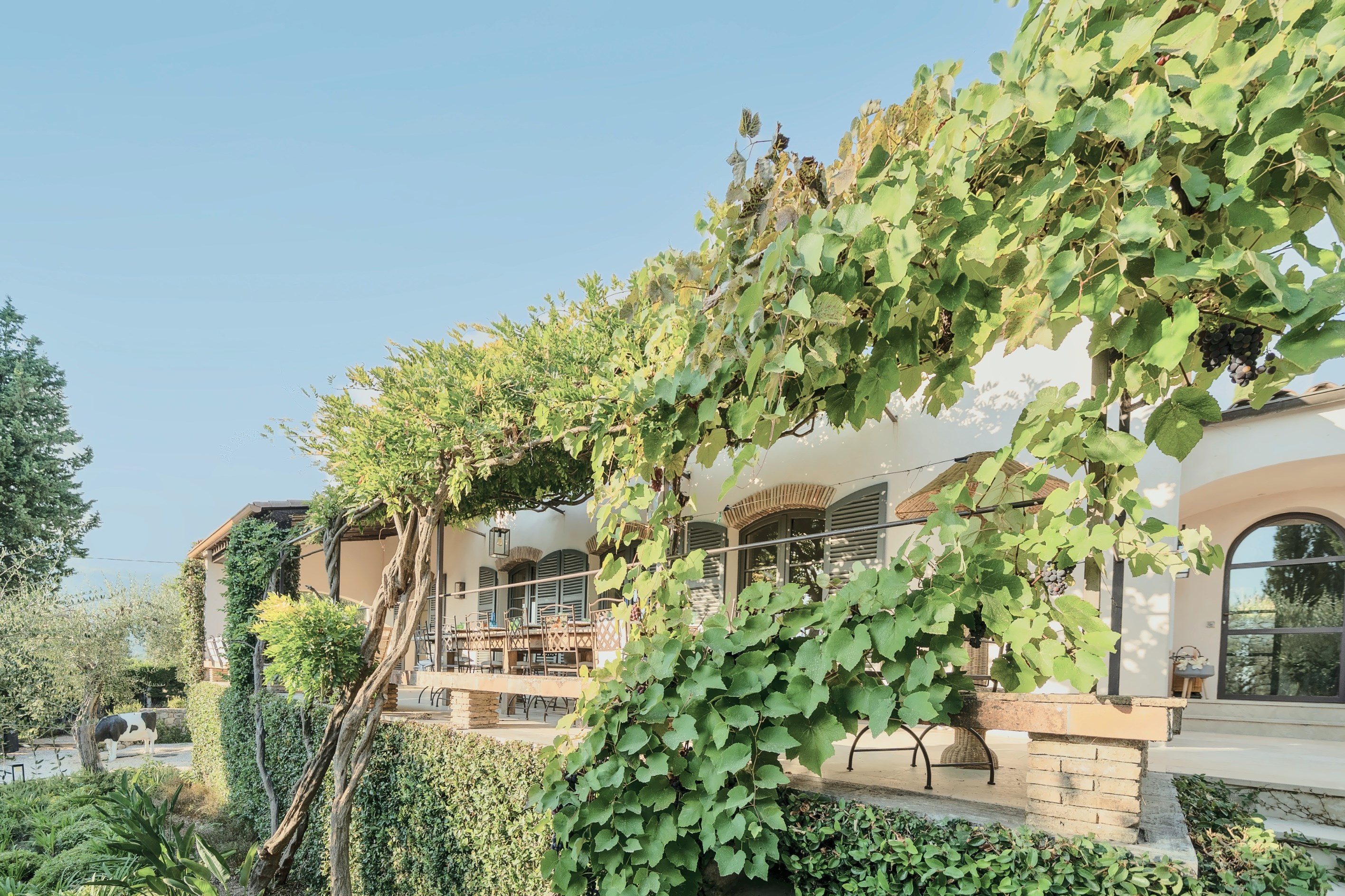  Near Valbonne: renovated Provençal villa with pool and open views in Plascassier - 物件實景