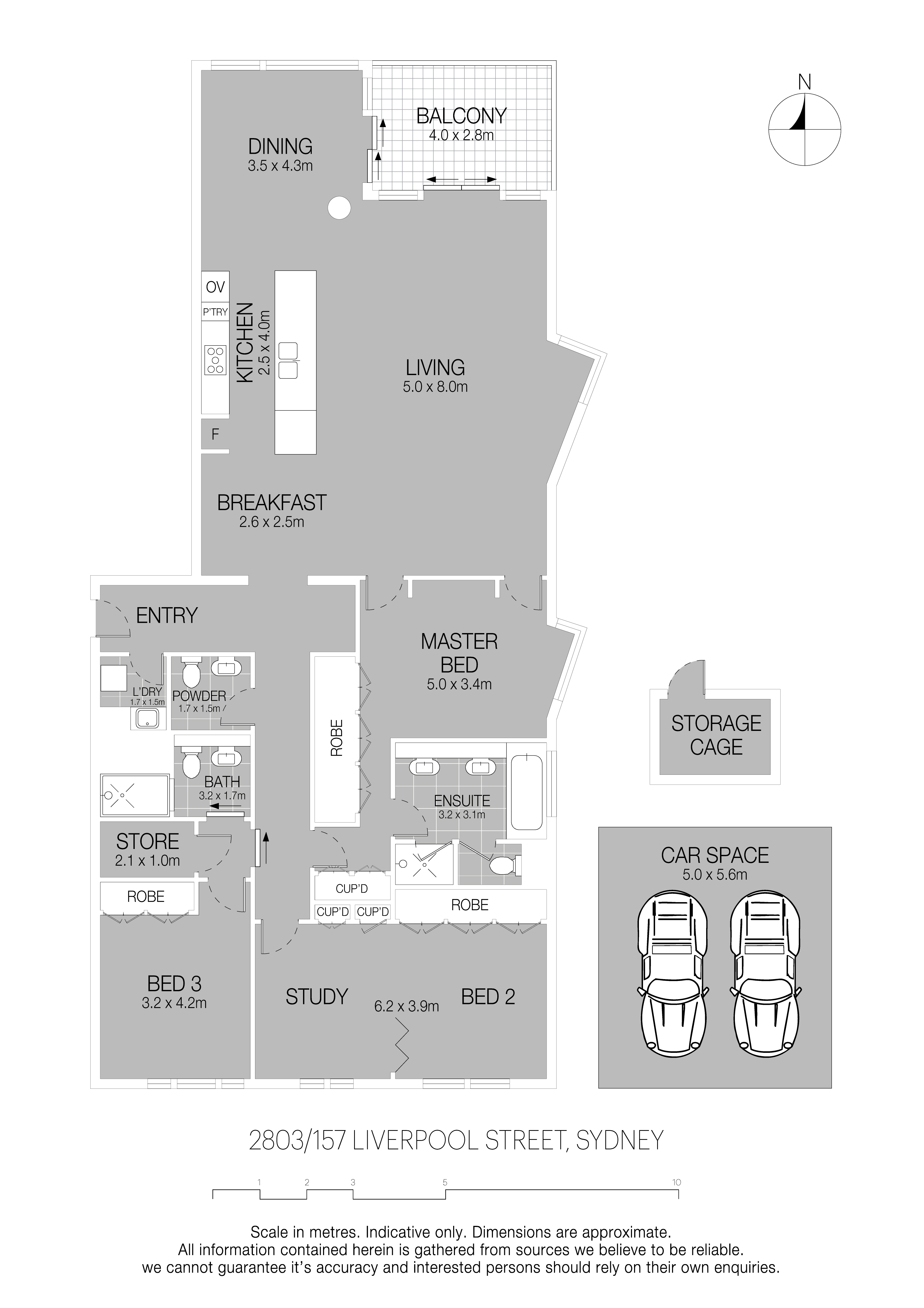  2803/157 Liverpool Street, Sydney NSW 2000 - 物件實景