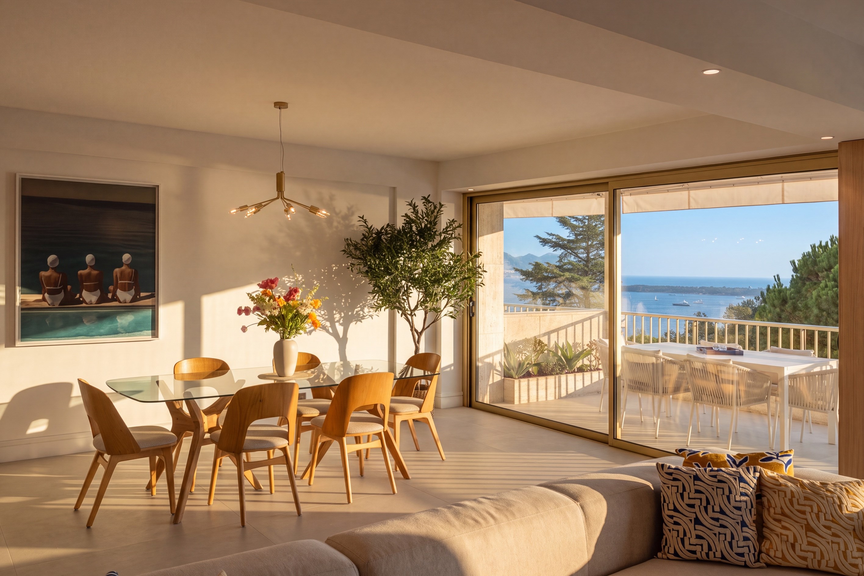  Cannes La Californie: Renovated 122 sq.m apartment with sea views and terrace - 物件實景