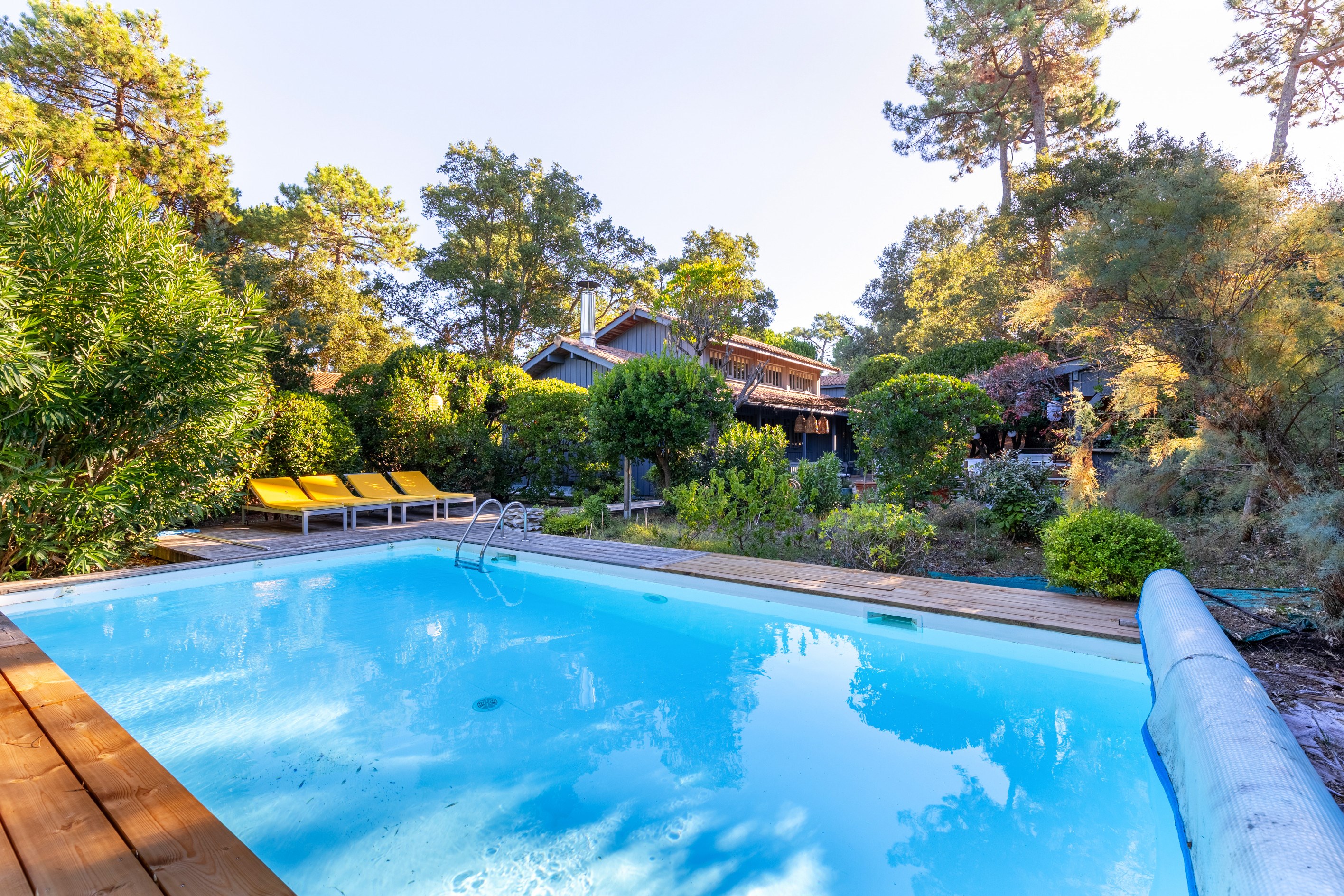  WOODEN VILLA WITH SWIMMING POOL IN THE HEART OF THE VALLONS DU FERRET - 物件實景
