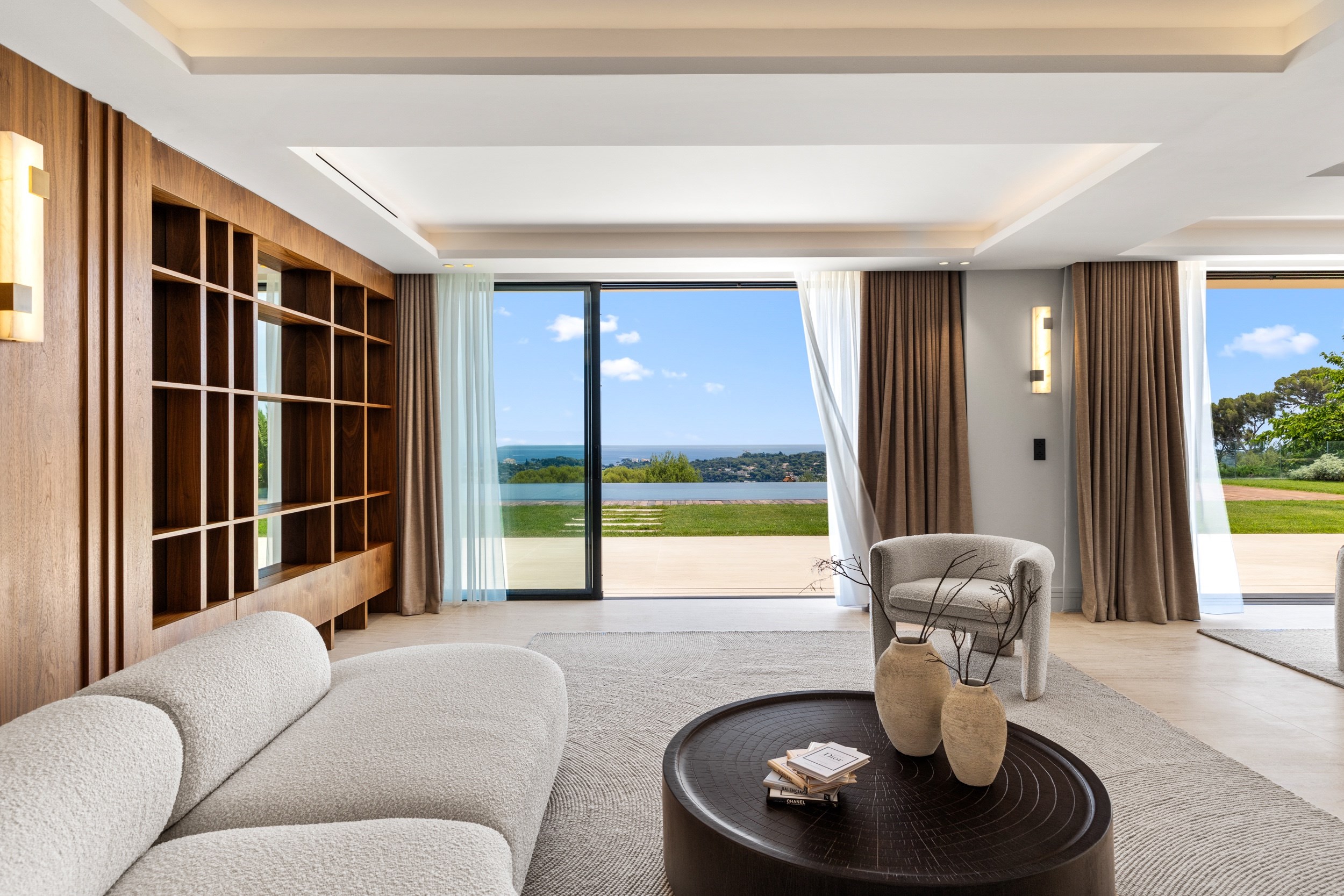  Contemporary villa with panoramic sea views for sale in Nice Mont Boron - 物件實景