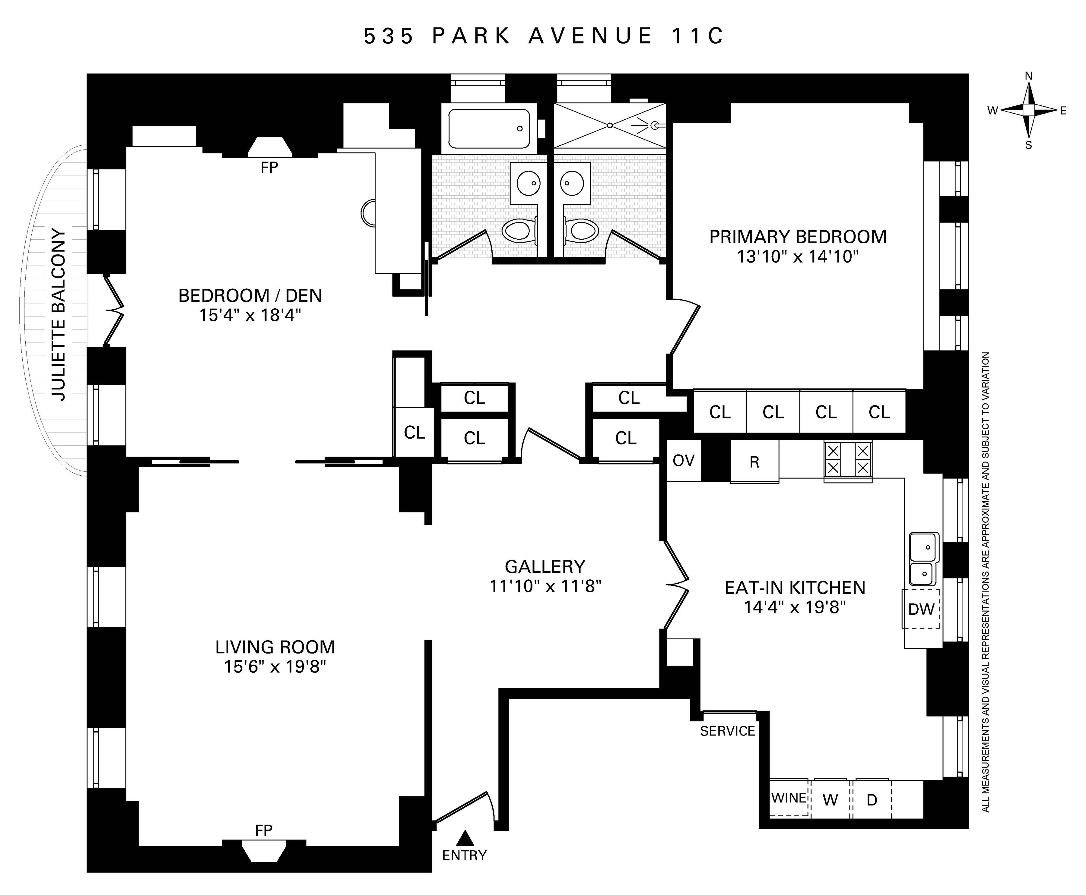  535 Park Avenue 11C - 物件實景