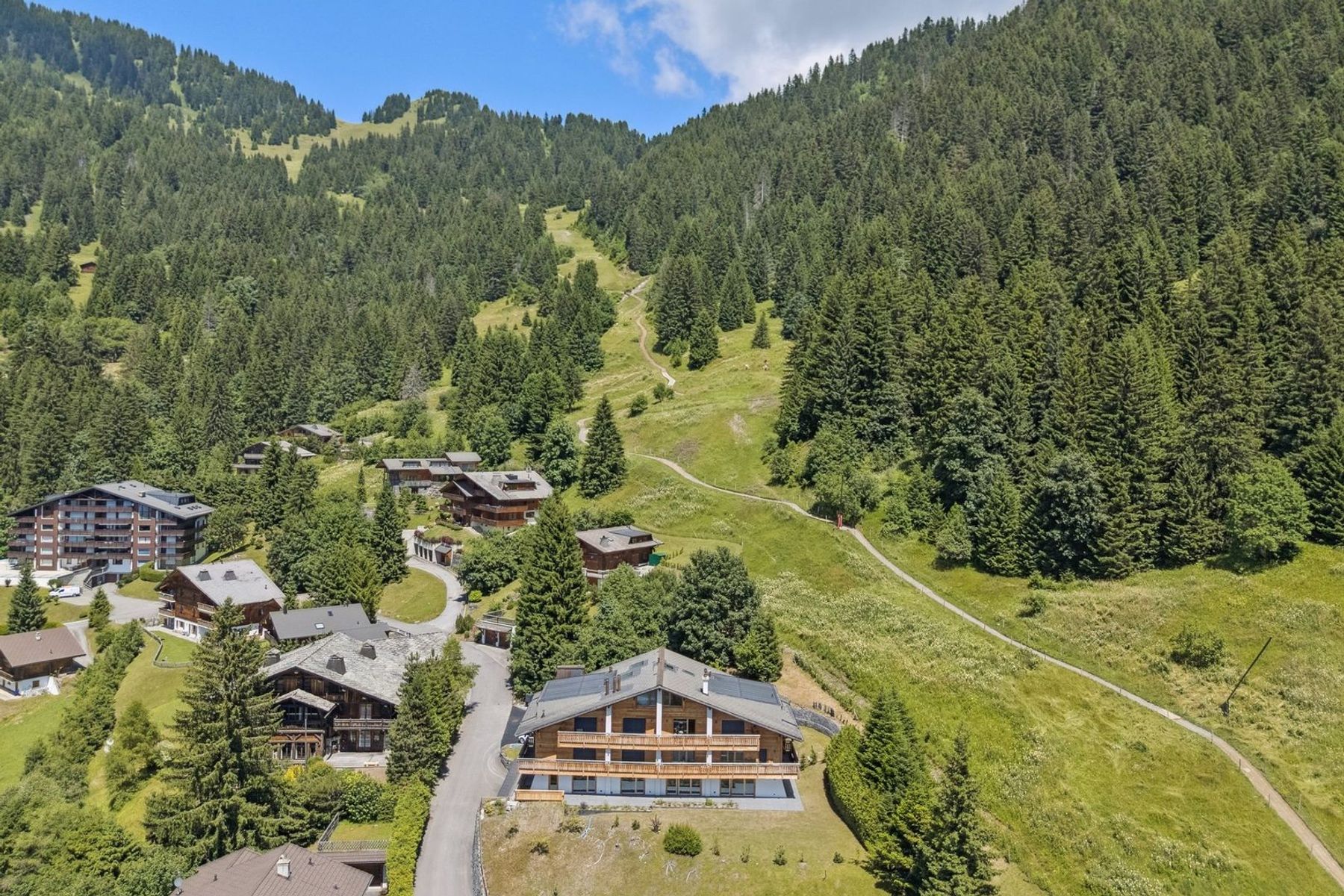  Rare duplex with garden, ski-in & ski-out, sublime view - 物件實景