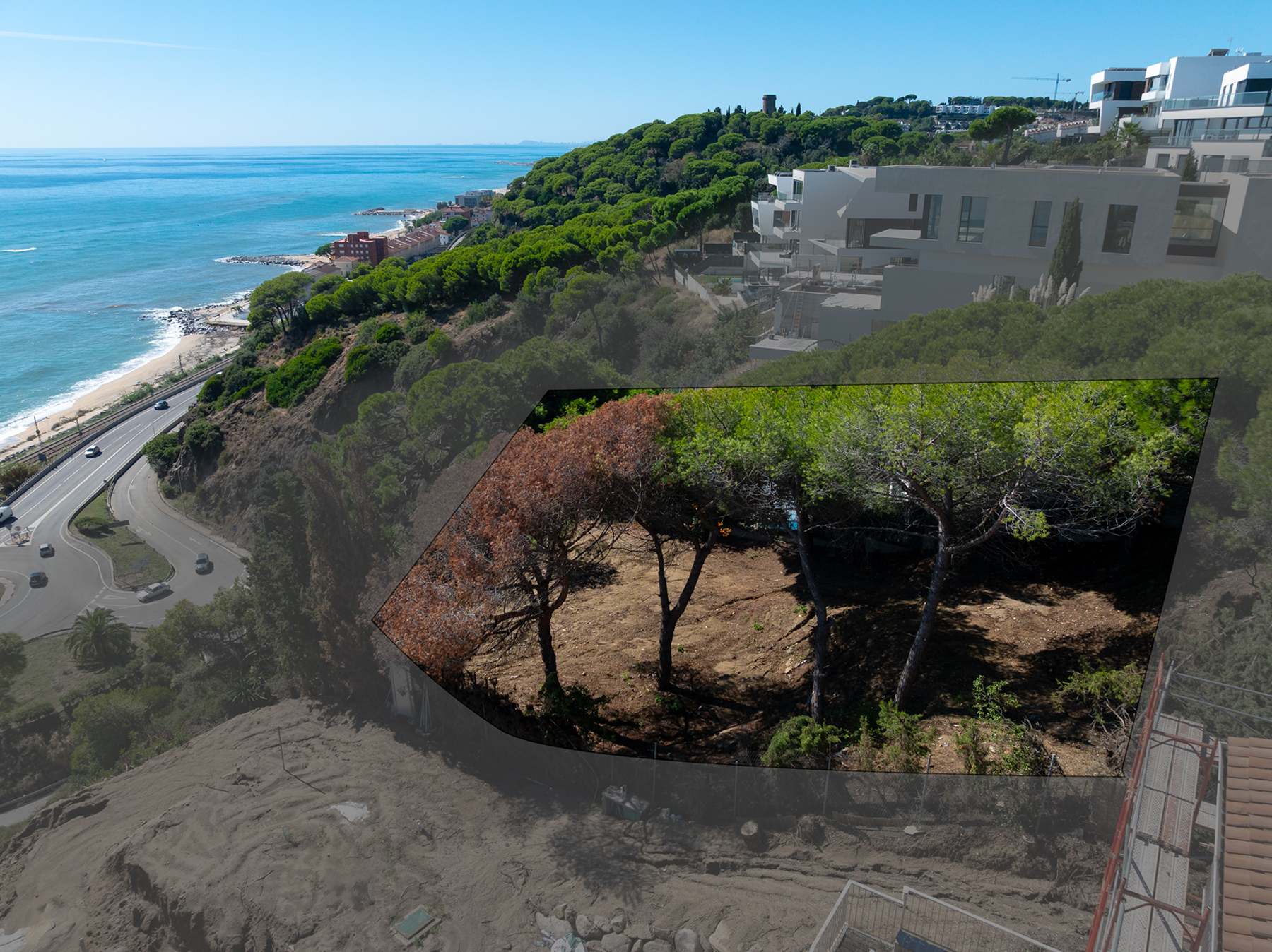  Urban plot with spectacular sea views in Arenys - Costa Barcelona - 物件實景