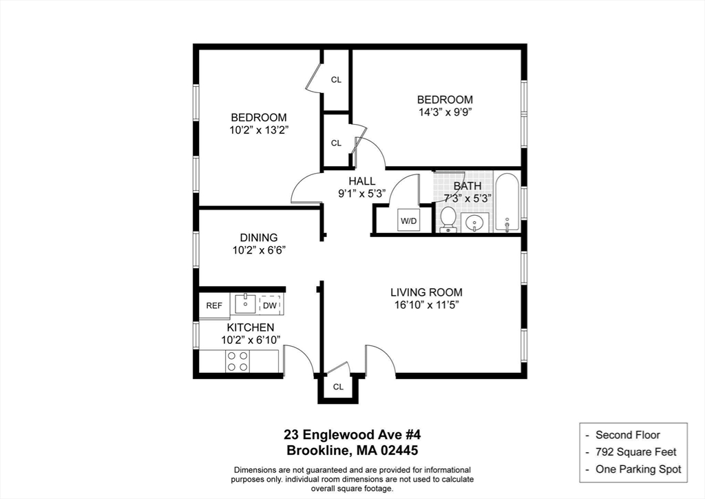Brookline, Massachusetts, 02445, United States, 2 Bedrooms Bedrooms, ,1 BathroomBathrooms,Residential,For Sale,1941994