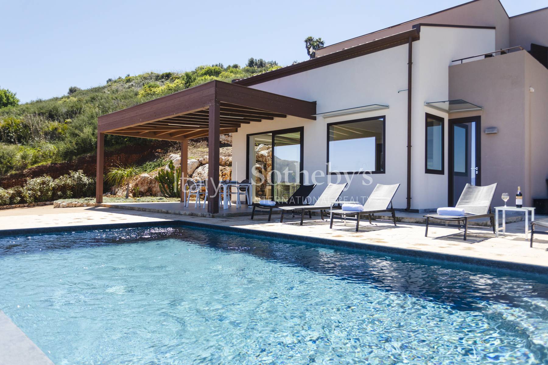  Extraordinary villa with views over the Gulf of Scopello - 物件實景