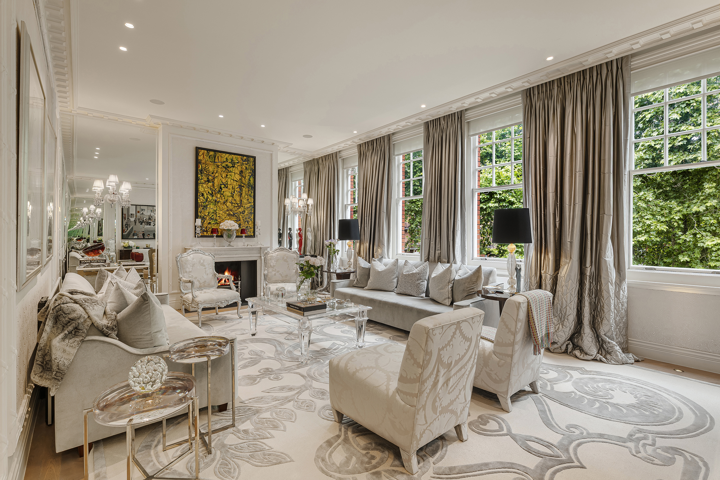  A Grand Mayfair Apartment Overlooking Mount Street Gardens - 物件實景