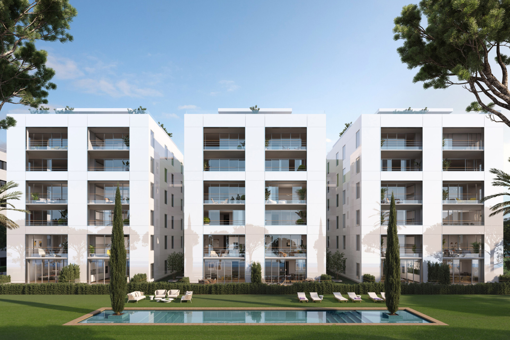  Promotion of new construction apartments on the seafront in Platja d