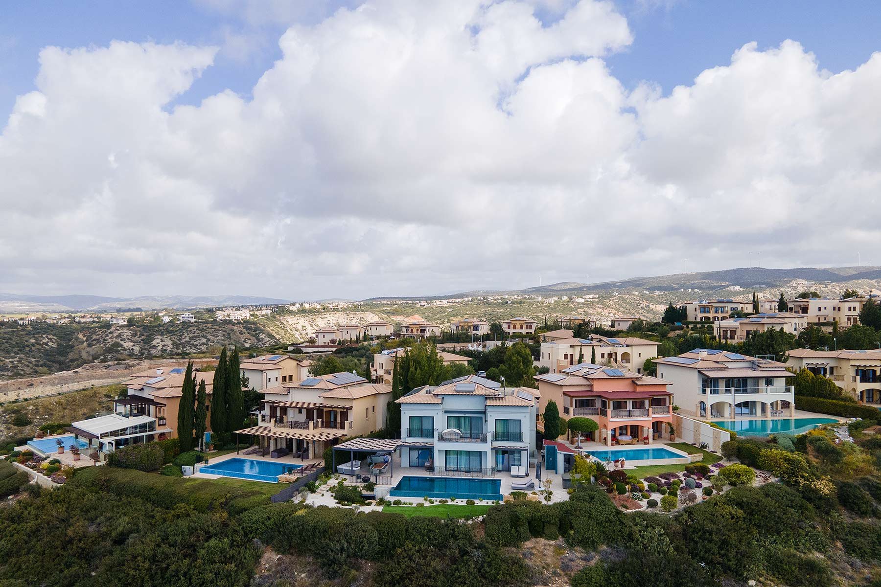  Four Bedroom Golf Resort Villa with Sea Views in Aphrodite Hills Pafos - 物件實景