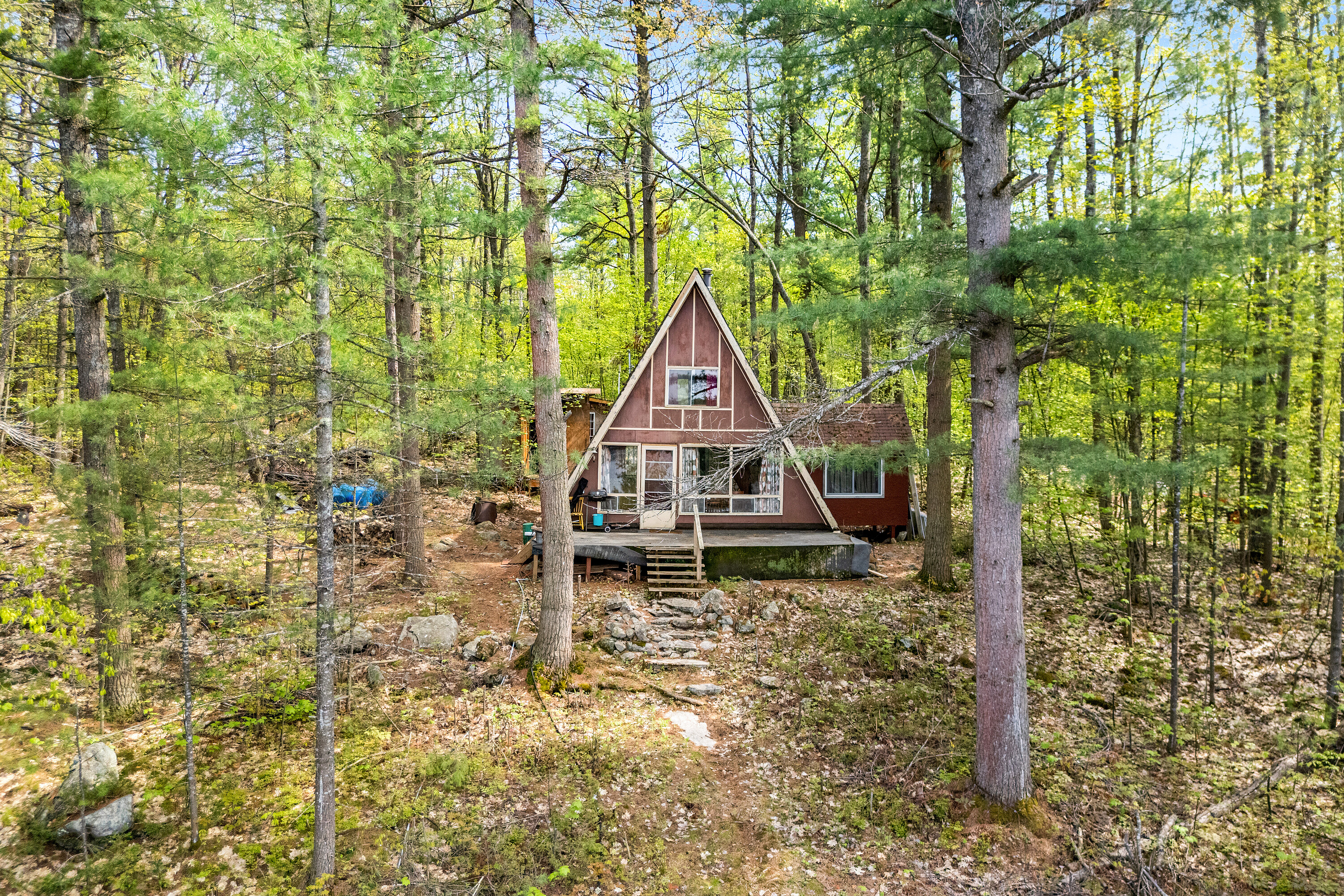  Rustic A-Frame On Go Home Lake - 物件實景