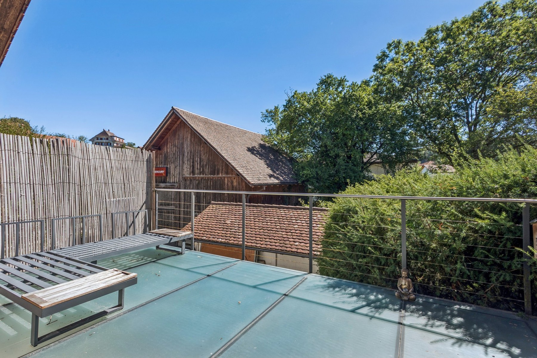  Architectural elegance in the heart of a renovated farmhouse, just a stone