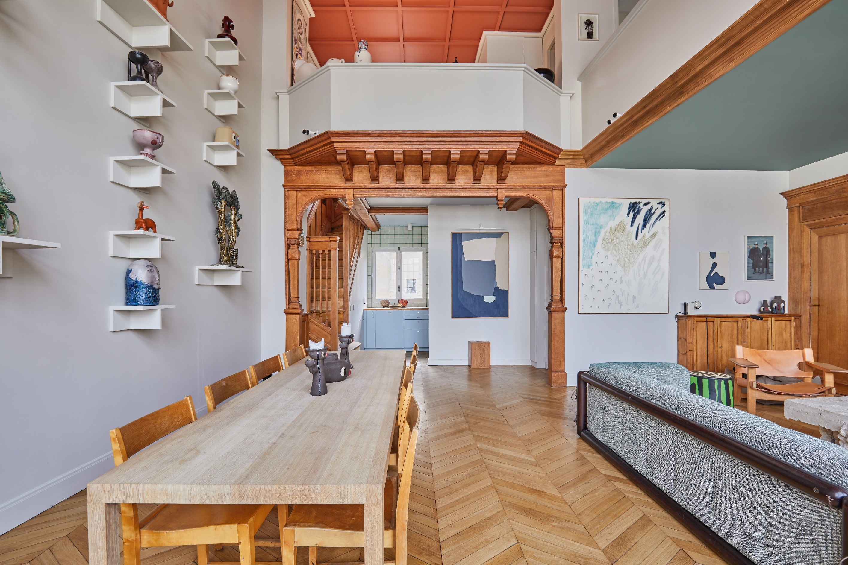  Paris XVII - Artist studio on the top floor with a large balcony just steps fro… - 物件實景
