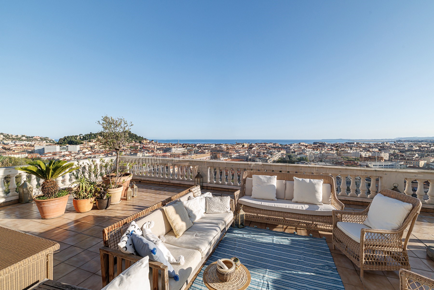  Exclusive Prestige apartment with panoramic terrace and sea view in Cimiez, Nice - 物件實景