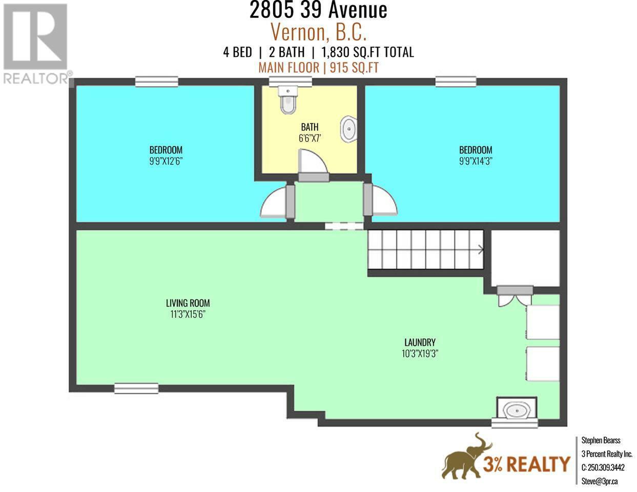 VERNON, British Columbia, V1T 3C2, CA, 4 Bedrooms Bedrooms, ,1 BathroomBathrooms,Residential,For Sale,1874937