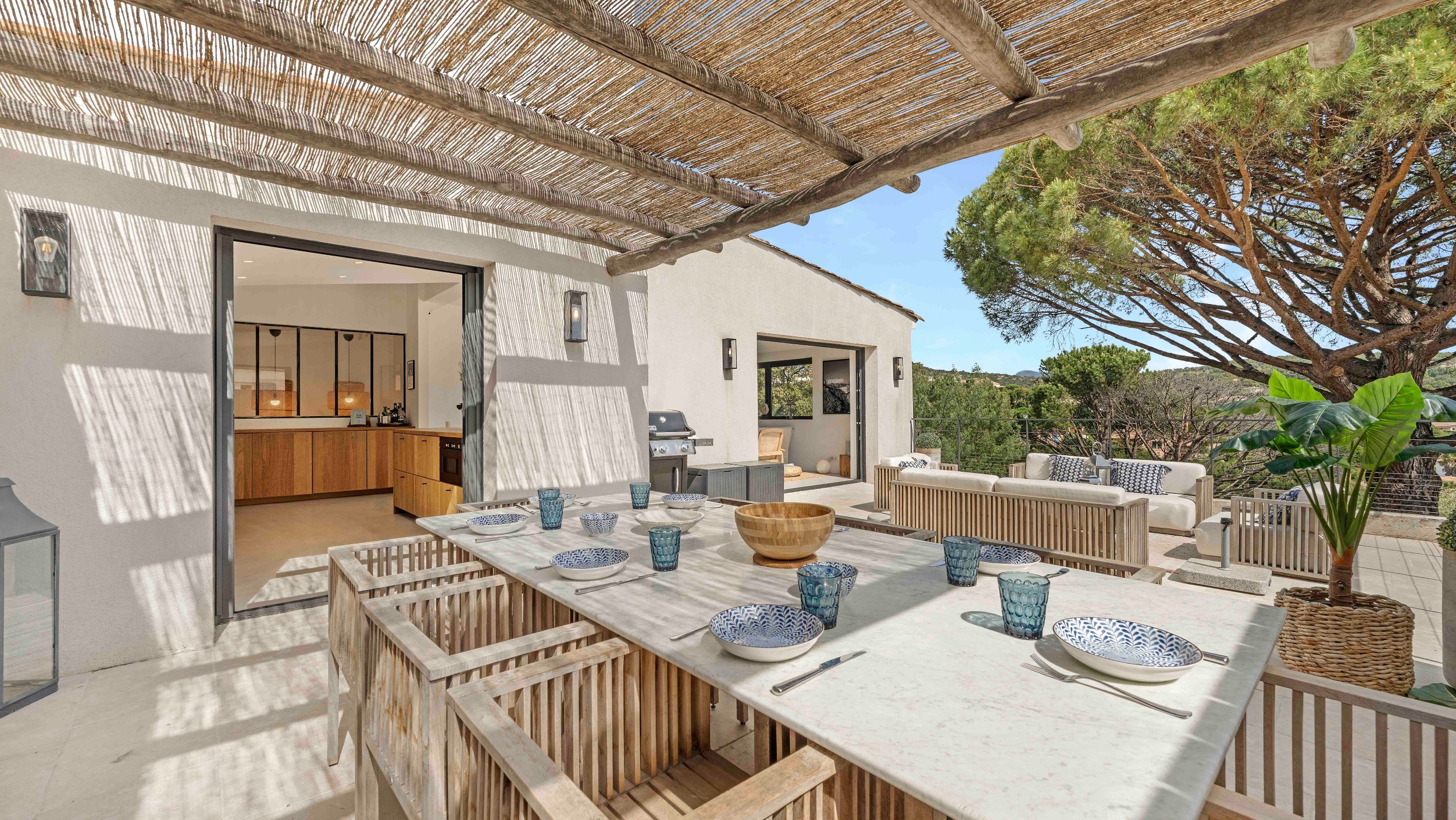  Grimaud sea view villa in gated estate with private beach access near Saint-Tro… - 物件實景