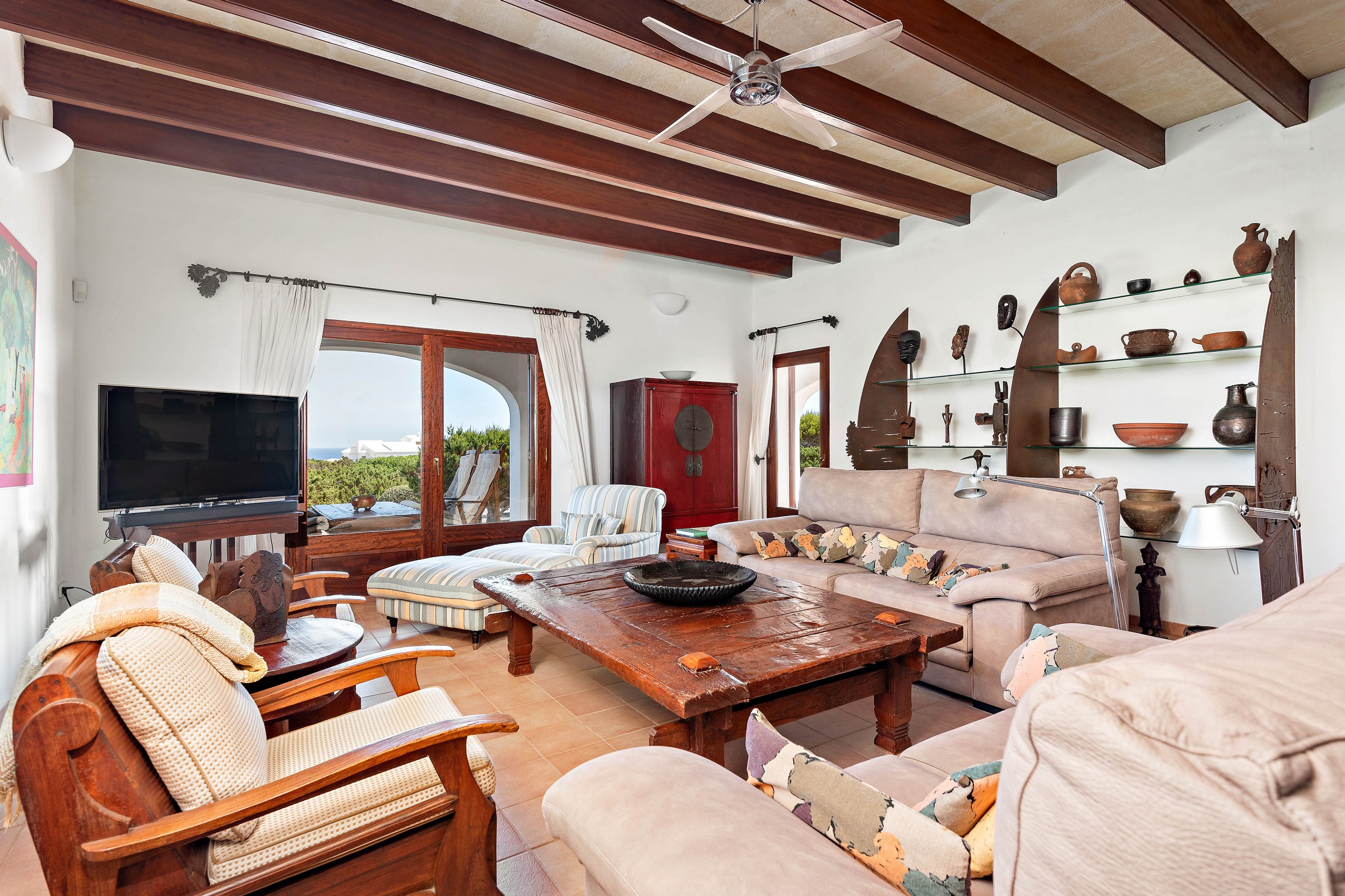 Villa with pool, garden, and sea views on the Costa de Cala Morell - 物件實景