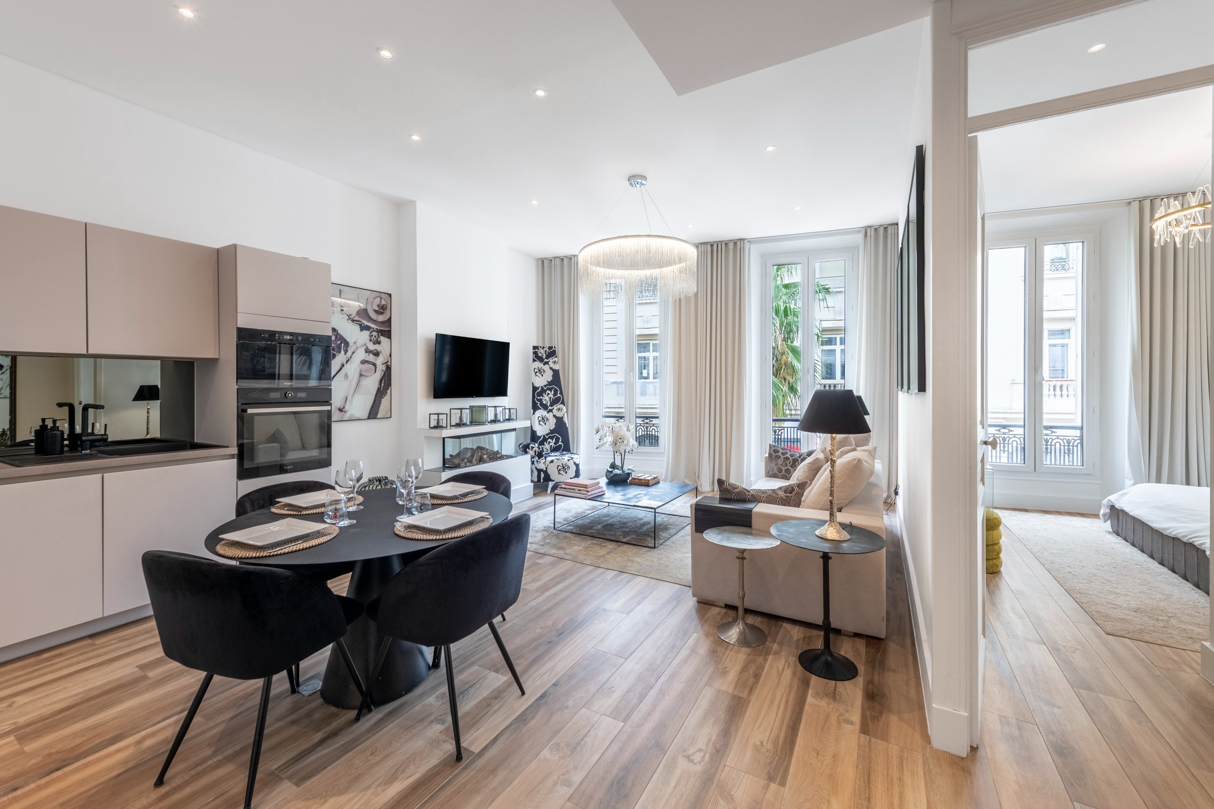  Cannes Banane, 87 sqm three bedroom apartment near the Palais des Festivals - 物件實景