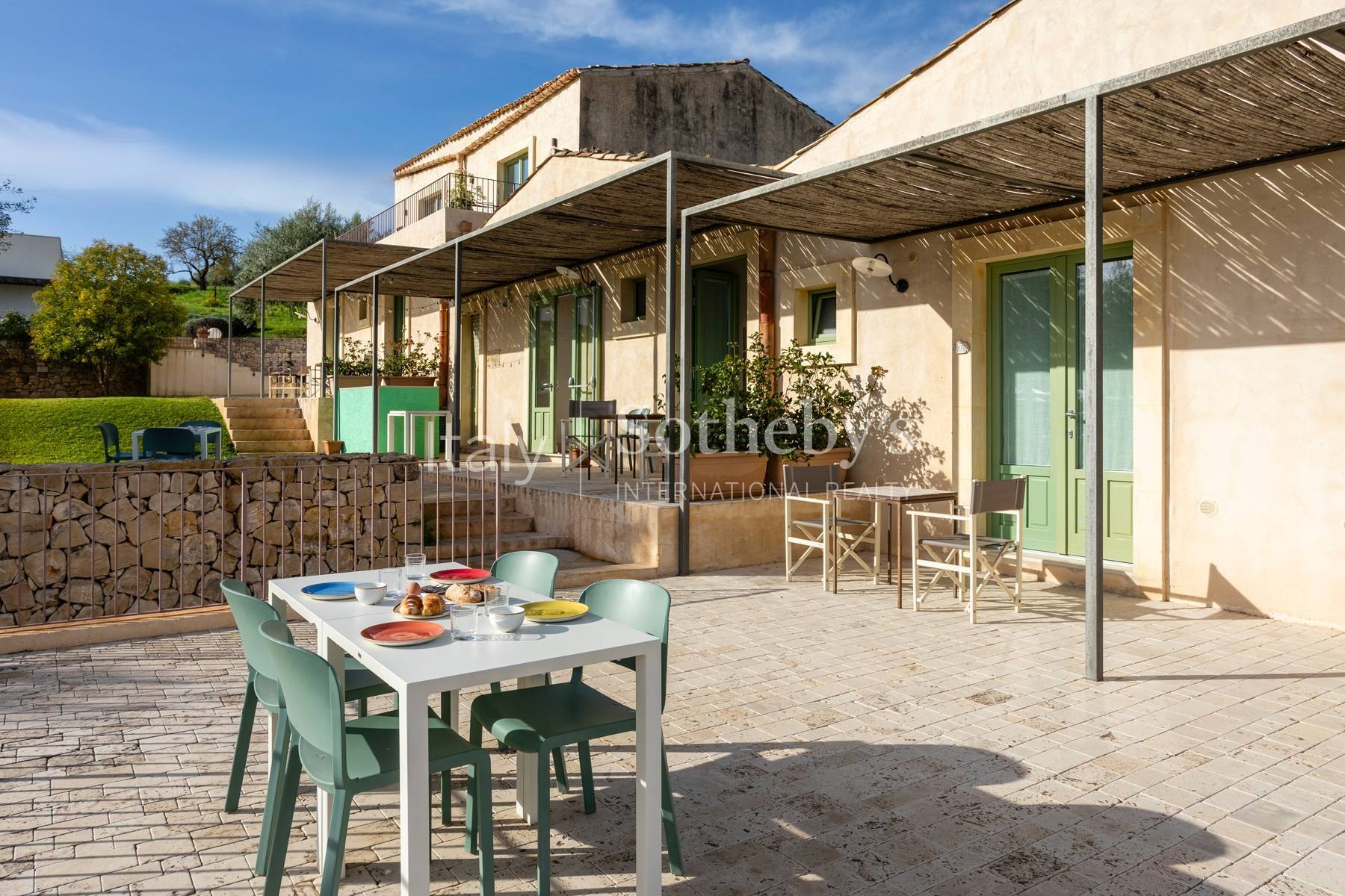  Renovated old Sicilian farmyard with views over Noto - 物件實景