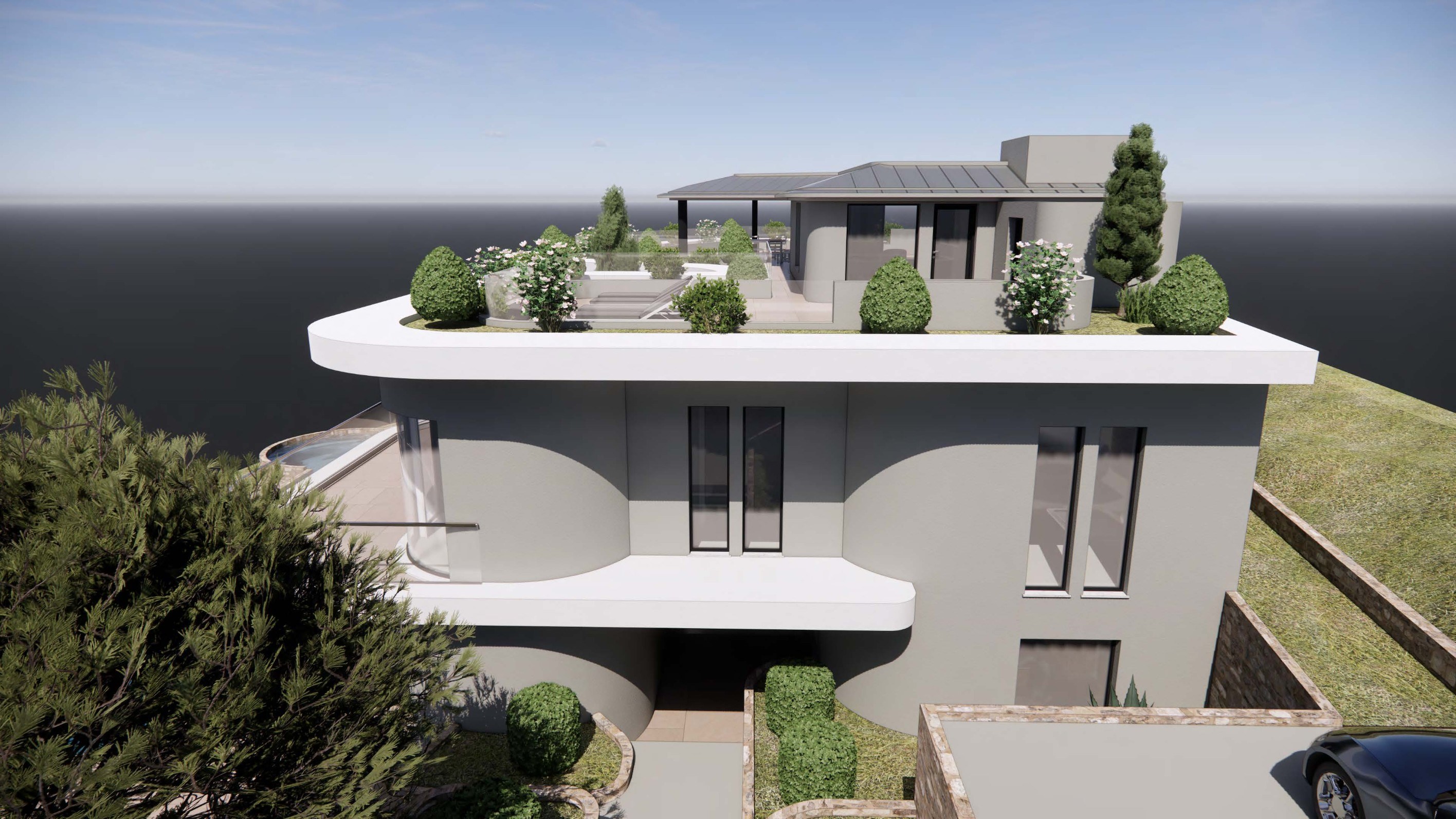  Beausoleil luxury villa project with sea and Monaco views for sale - 物件實景