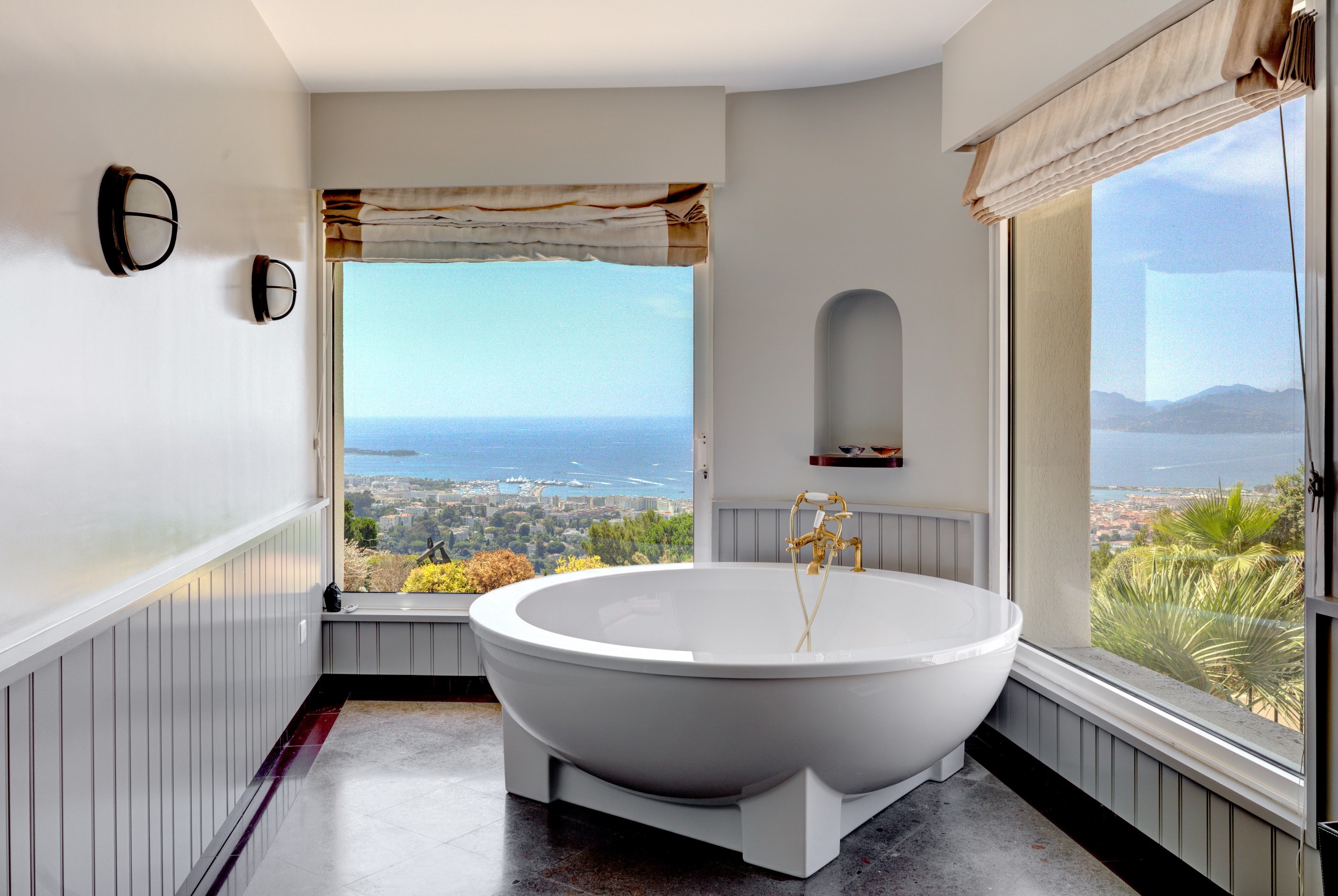  Cannes Californie luxury villa for sale with panoramic sea views, guest house a… - 物件實景