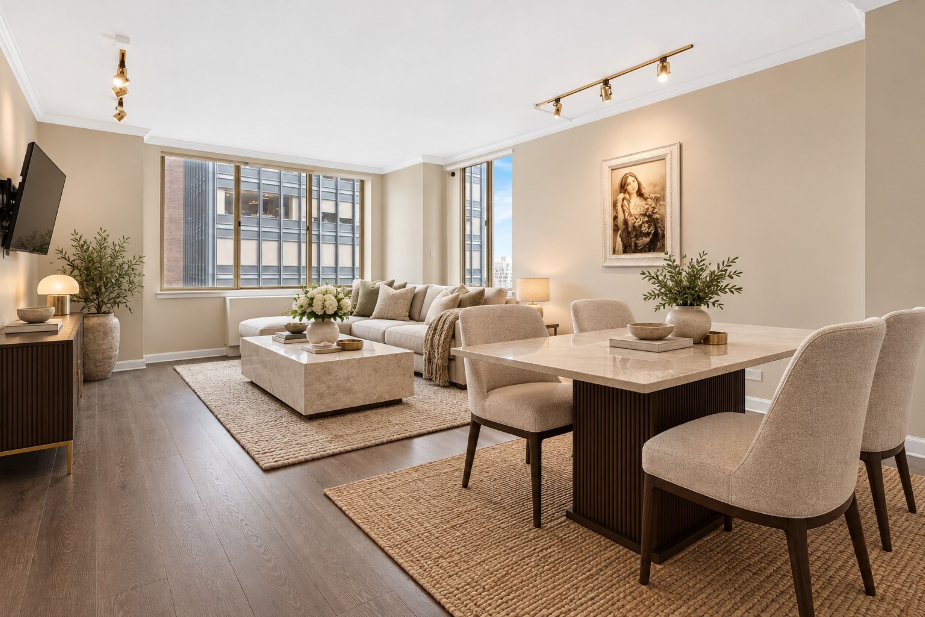  High Floor Renovated 2Bed, 2Bath in Midtown - 物件實景