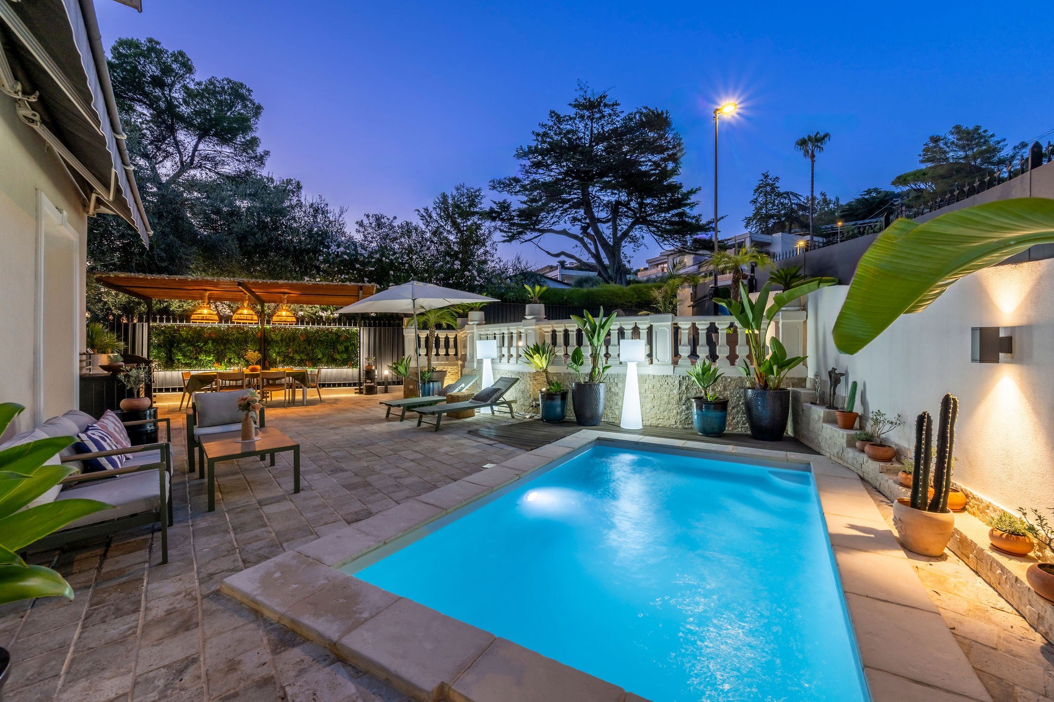  Cannes renovated villa pool 4 bedroom quiet residential area near Croisette Fre… - 物件實景