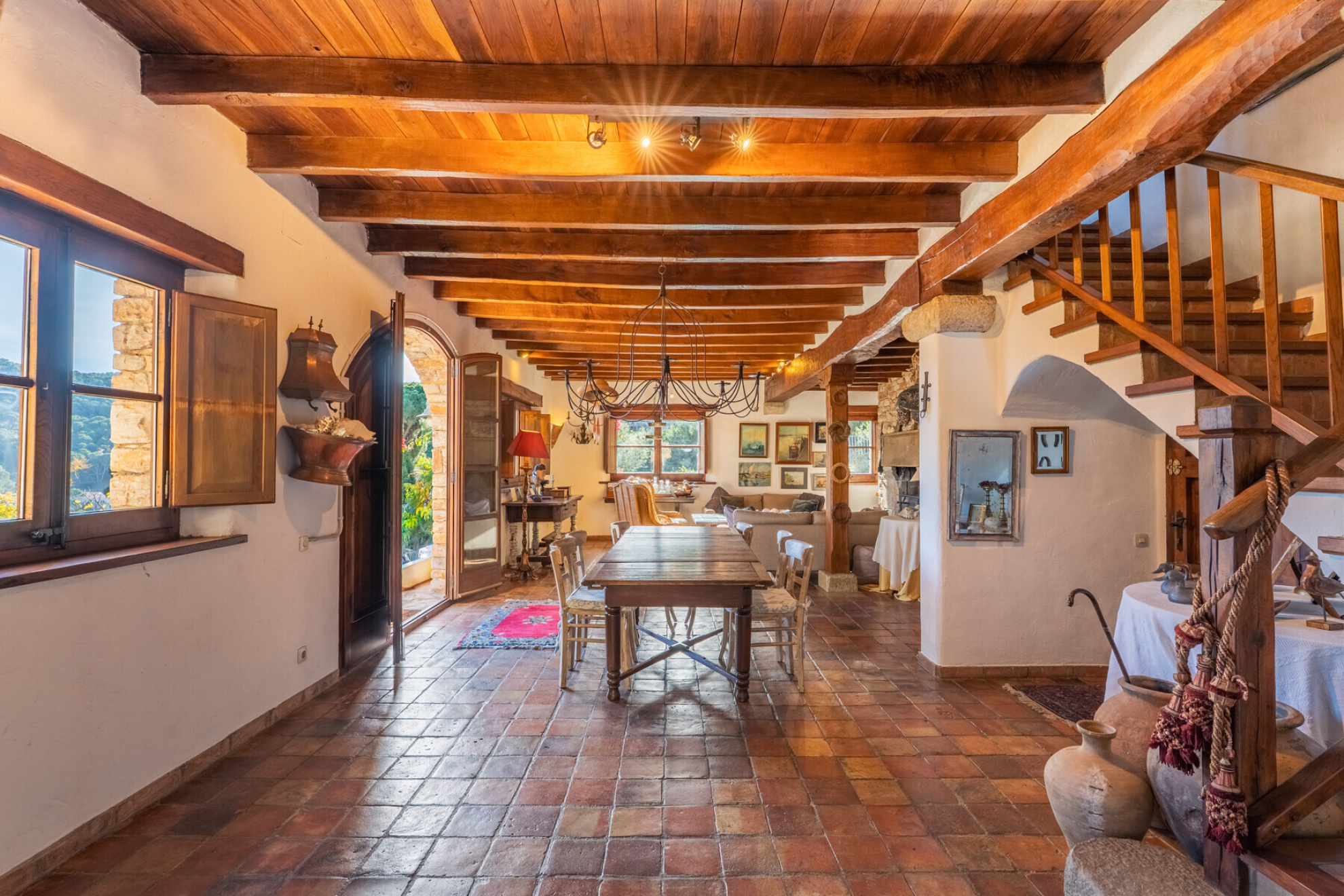  Unique property with sea views in Sa Riera, Begur - 物件實景
