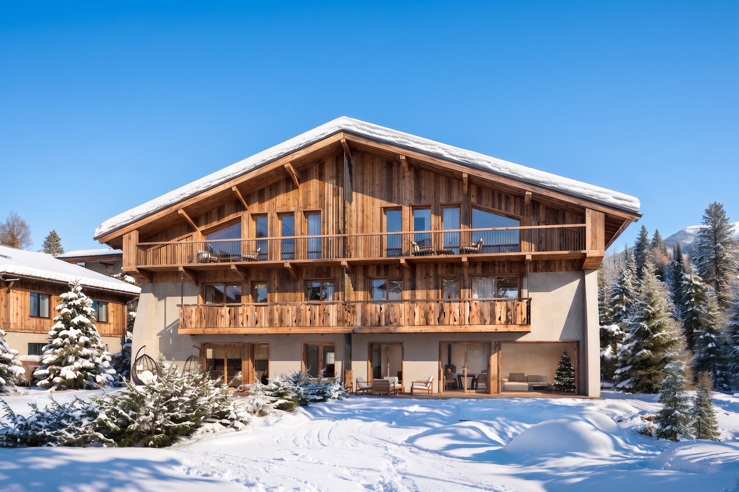  Apartment 201 Zen Haven - New residence close to the center of Megève - 物件實景