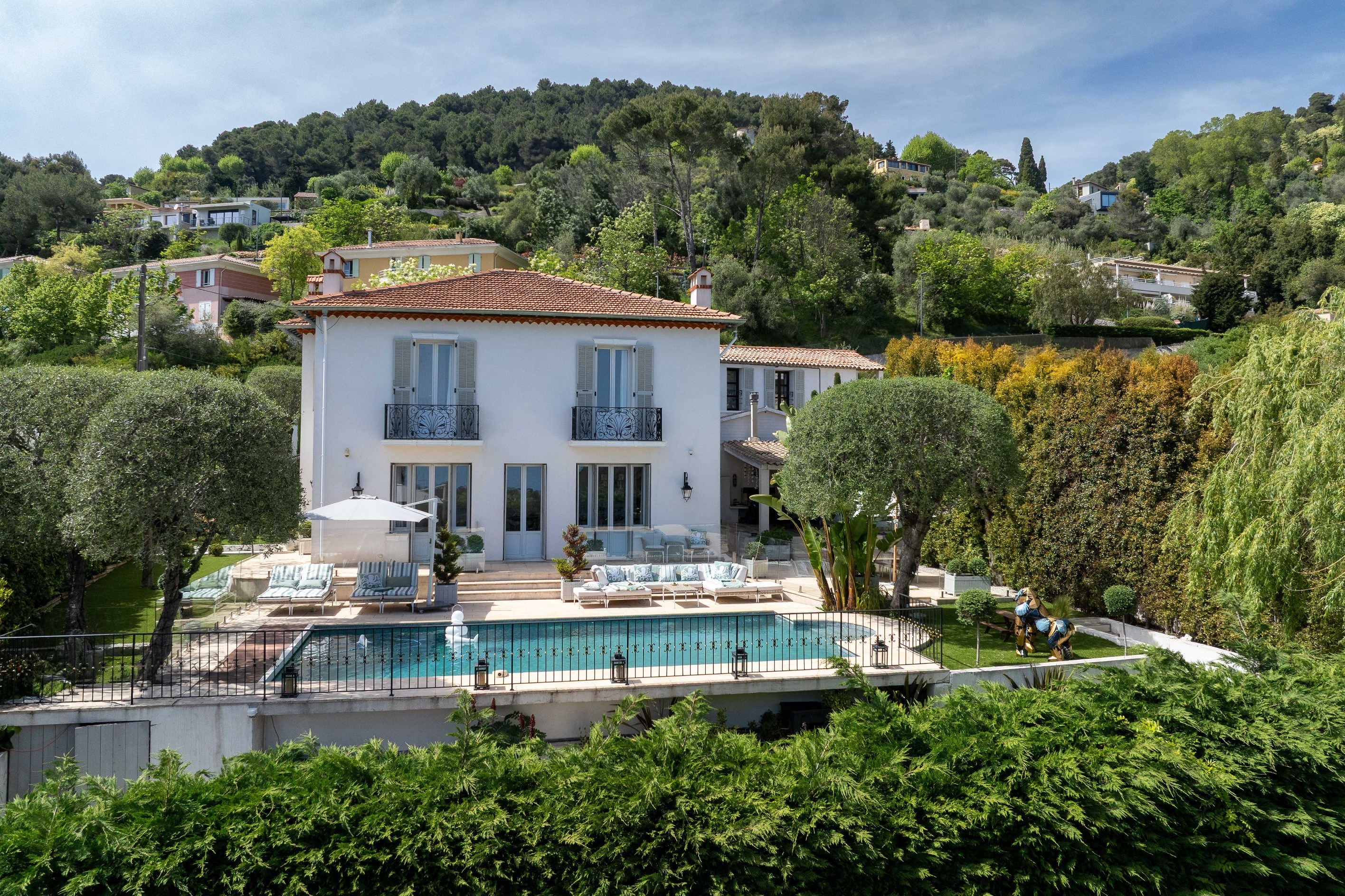  Belle Époque villa in Èze with sea and medieval village views, Côte d’Azur - 物件實景