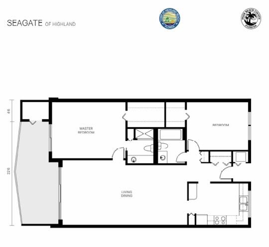 Highland Beach, Florida, 33487, United States, 2 Bedrooms Bedrooms, ,2 BathroomsBathrooms,Residential,For Sale,1892142