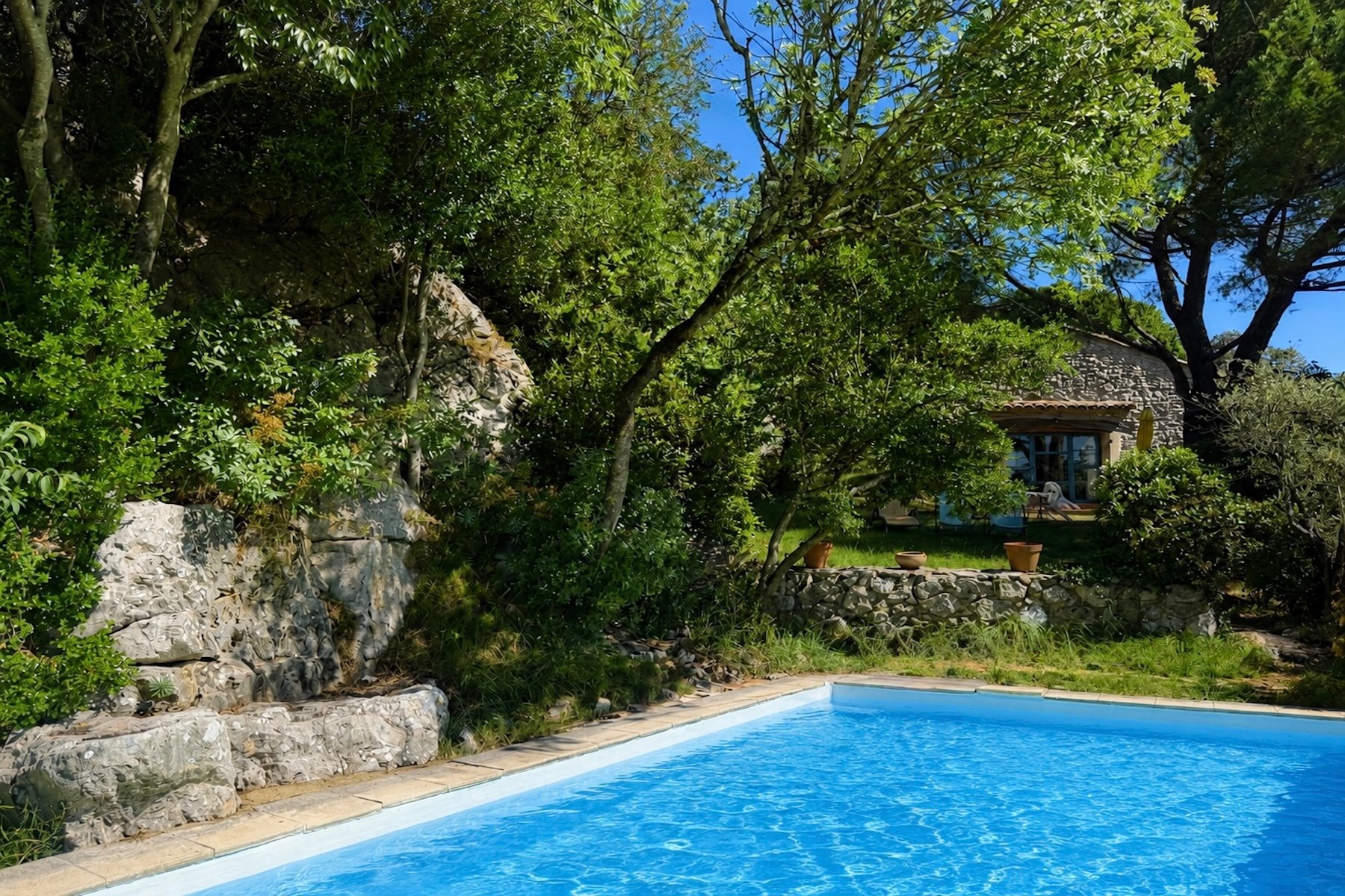  Lussan - Exceptional Provençal Property with Pool and Panoramic Views - 物件實景