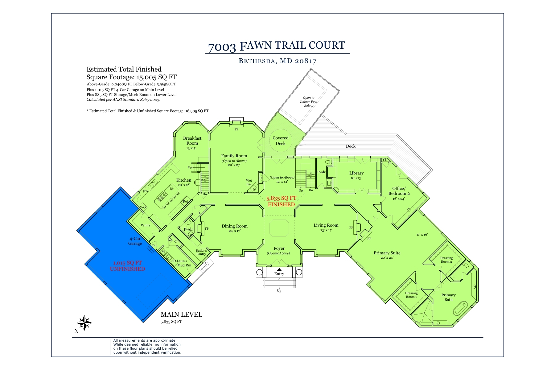  7003 Fawn Trail Court, Bethesda, MD, 20817 - 物件實景