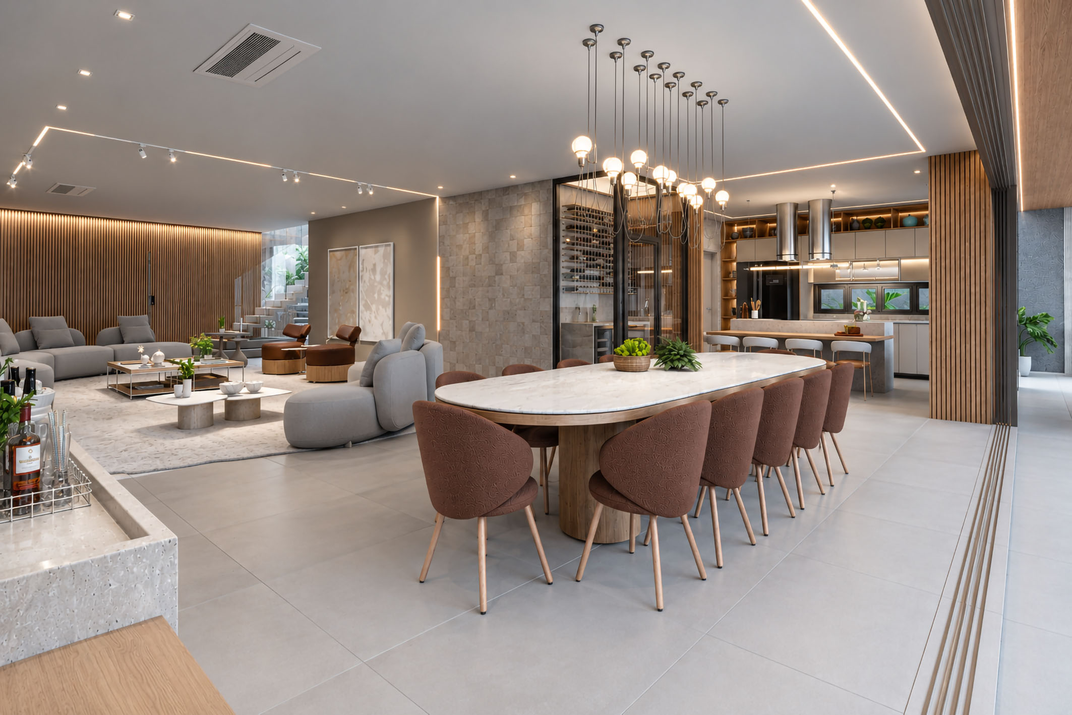  Contemporary five-suite house in a gated community in Barra da Tijuca - 物件實景