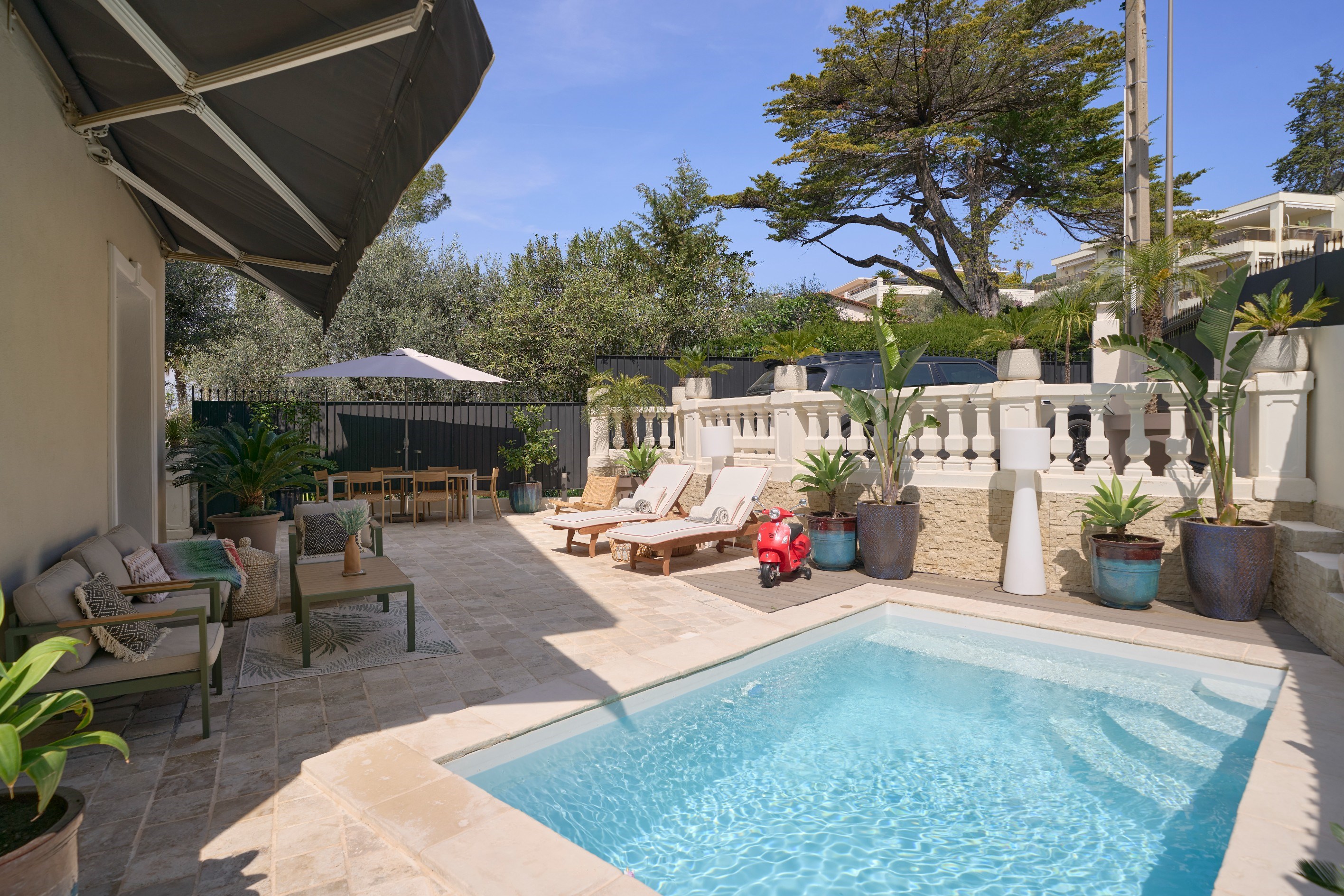  Cannes renovated villa pool 4 bedroom quiet residential area near Croisette Fre… - 物件實景