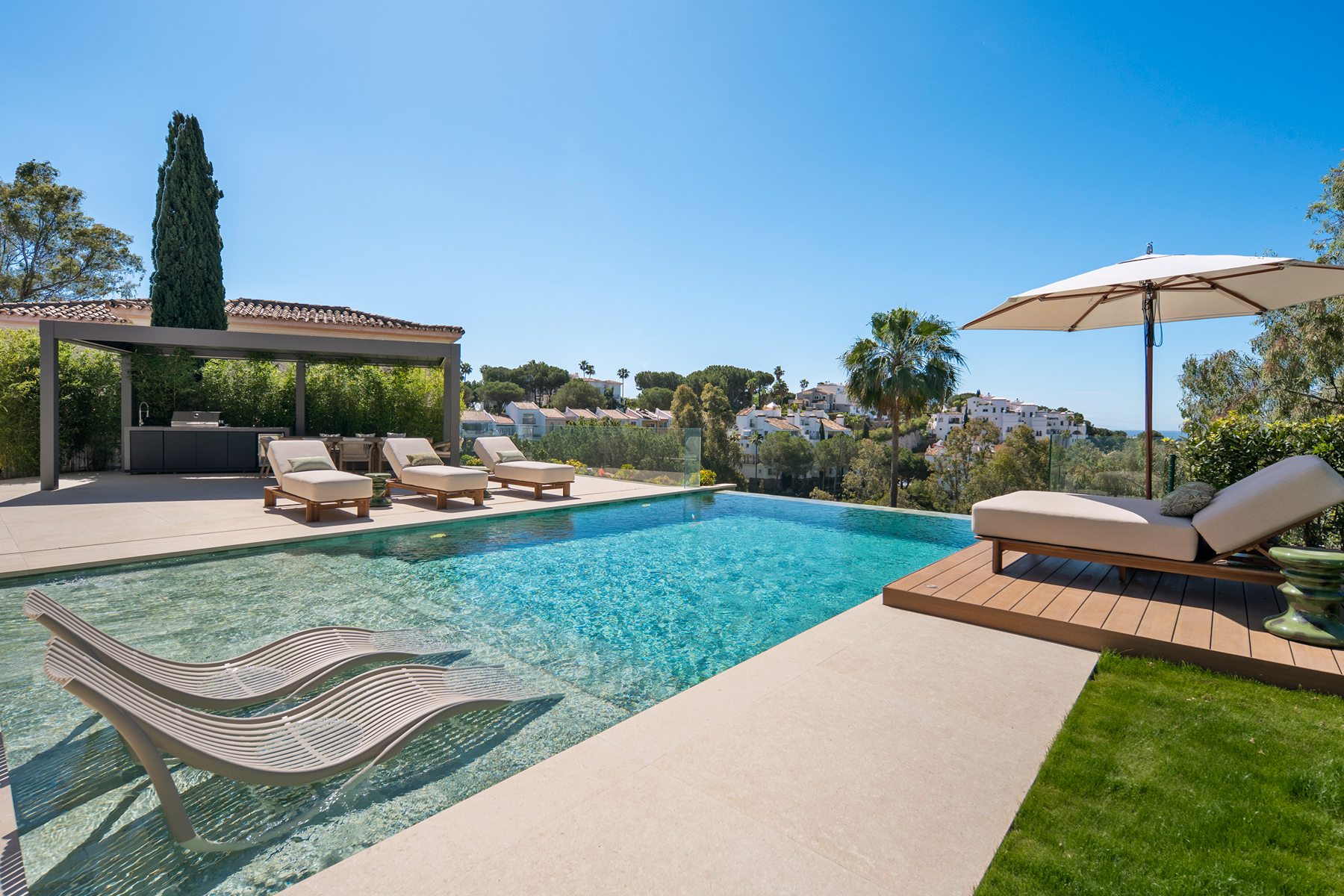  Contemporary Mediterranean villa with sea views in La Quinta - 物件實景