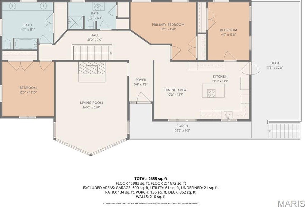 Farmington, Missouri, 63640, United States, 5 Bedrooms Bedrooms, ,3 BathroomsBathrooms,Residential,For Sale,1981523