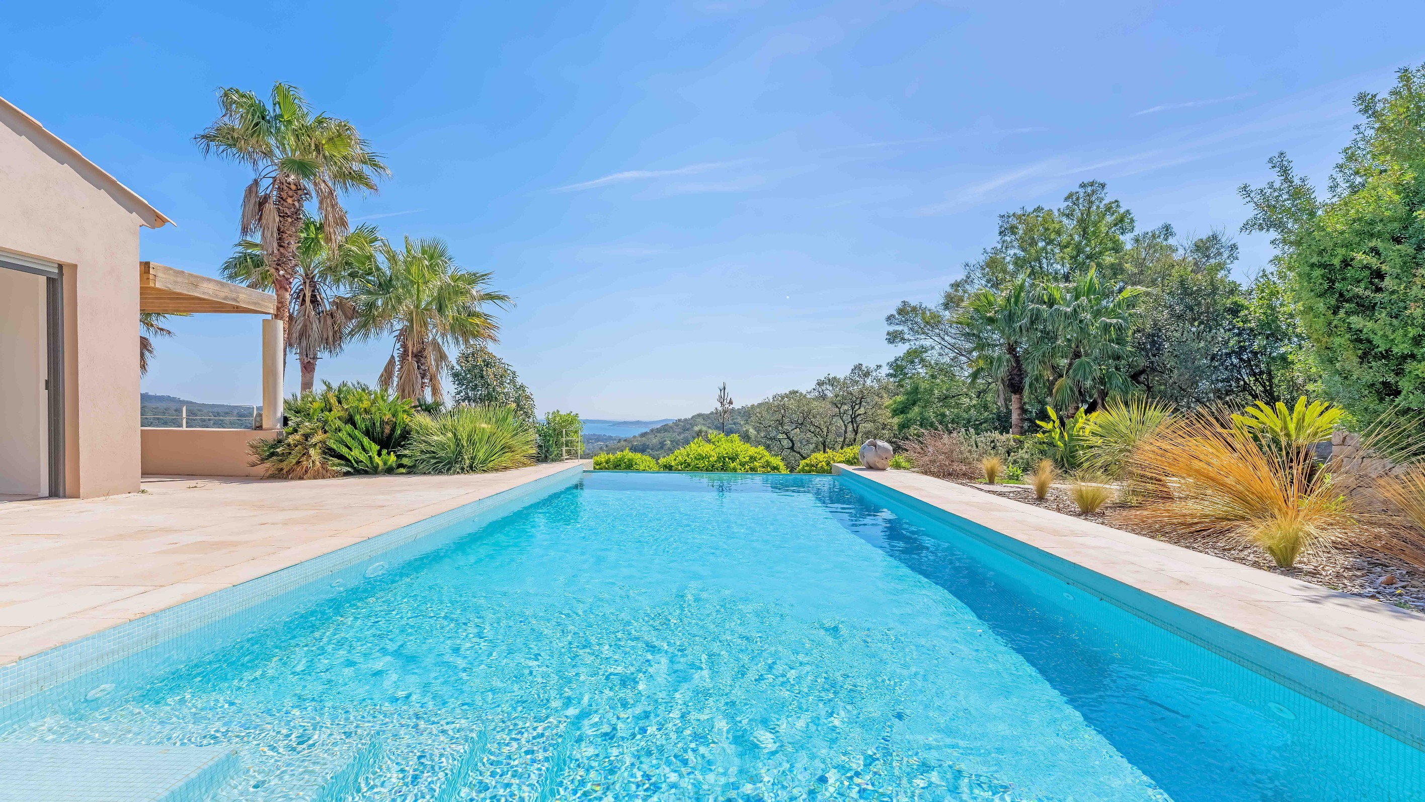  Grimaud villa 5 bedroom sea view Gulf of Saint-Tropez pool secure estate guest … - 物件實景