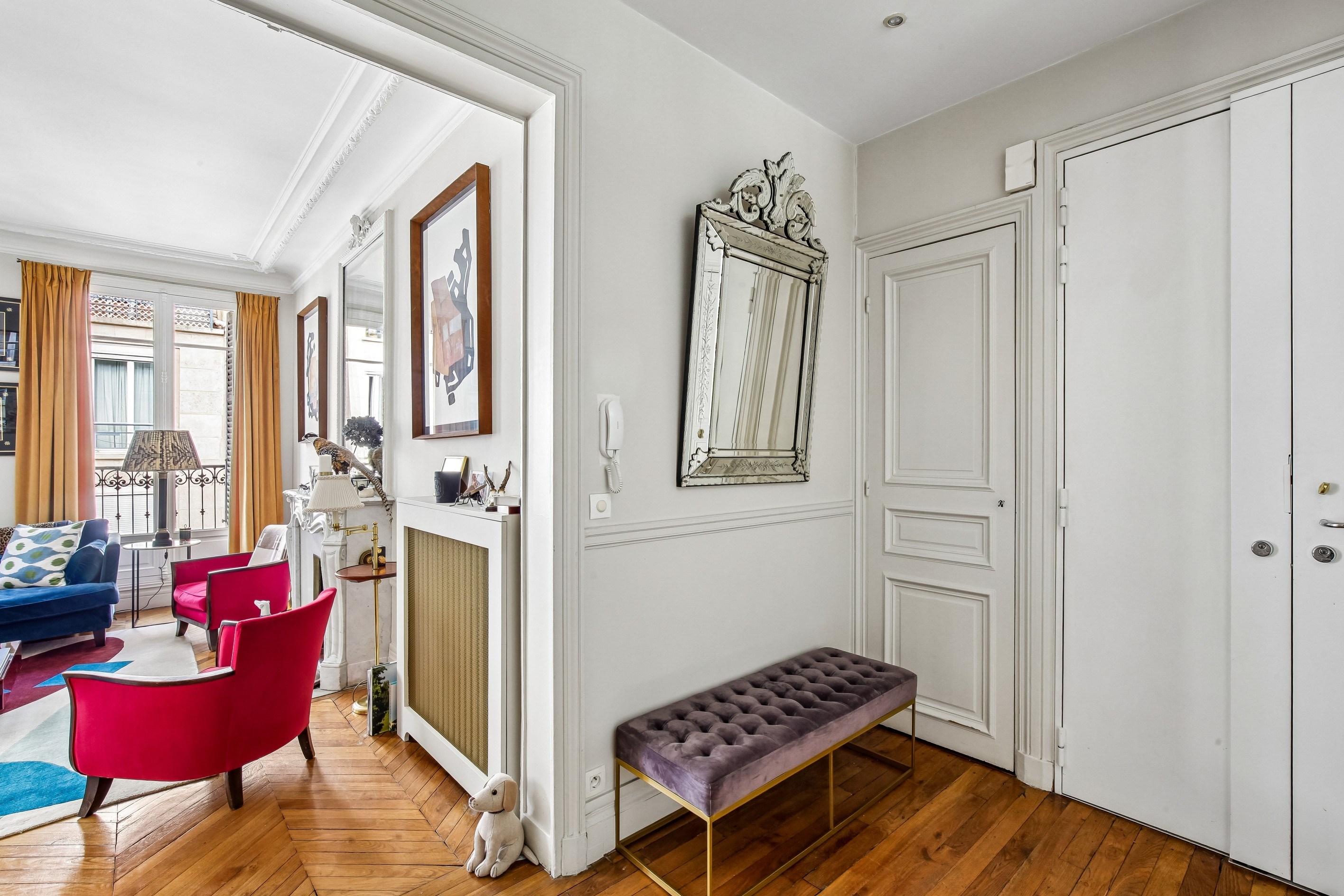  16th Arrondissement Town Hall: Elegant Upper-Floor Apartment - 物件實景