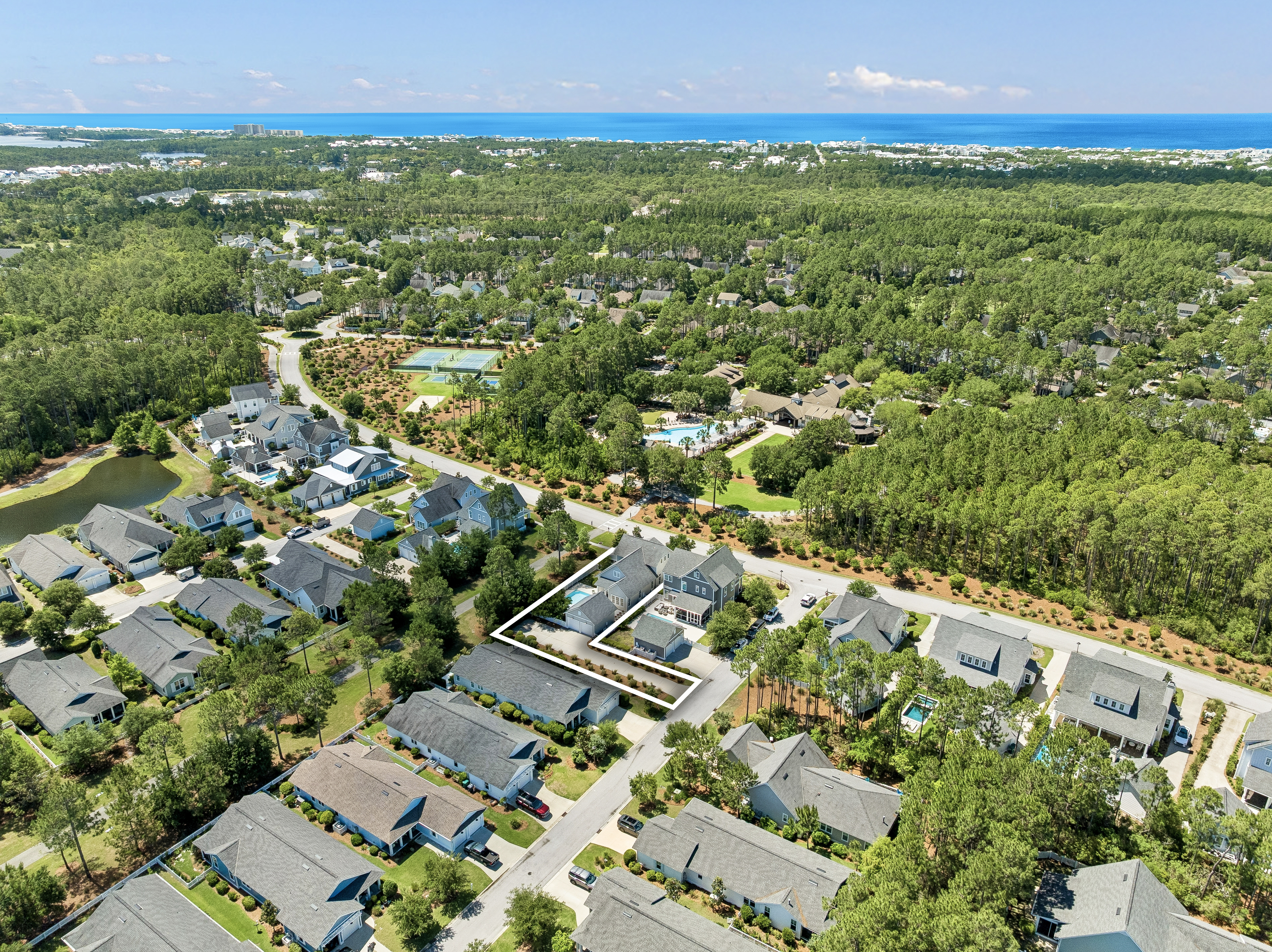  Elegant Watersound Origins Retreat With Pool, Hot Tub & Scenic Green Space Views - 物件實景