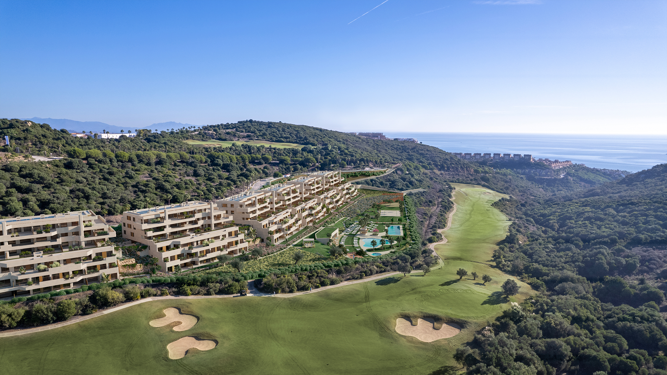  Contemporary Penthouse with Golf & Sea Views in La Alcaidesa - 物件實景