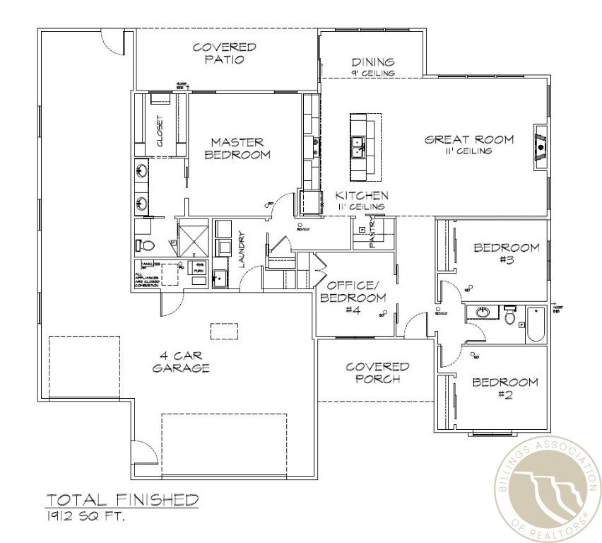 Billings, Montana, 59106, United States, 4 Bedrooms Bedrooms, ,2 BathroomsBathrooms,Residential,For Sale,1973820