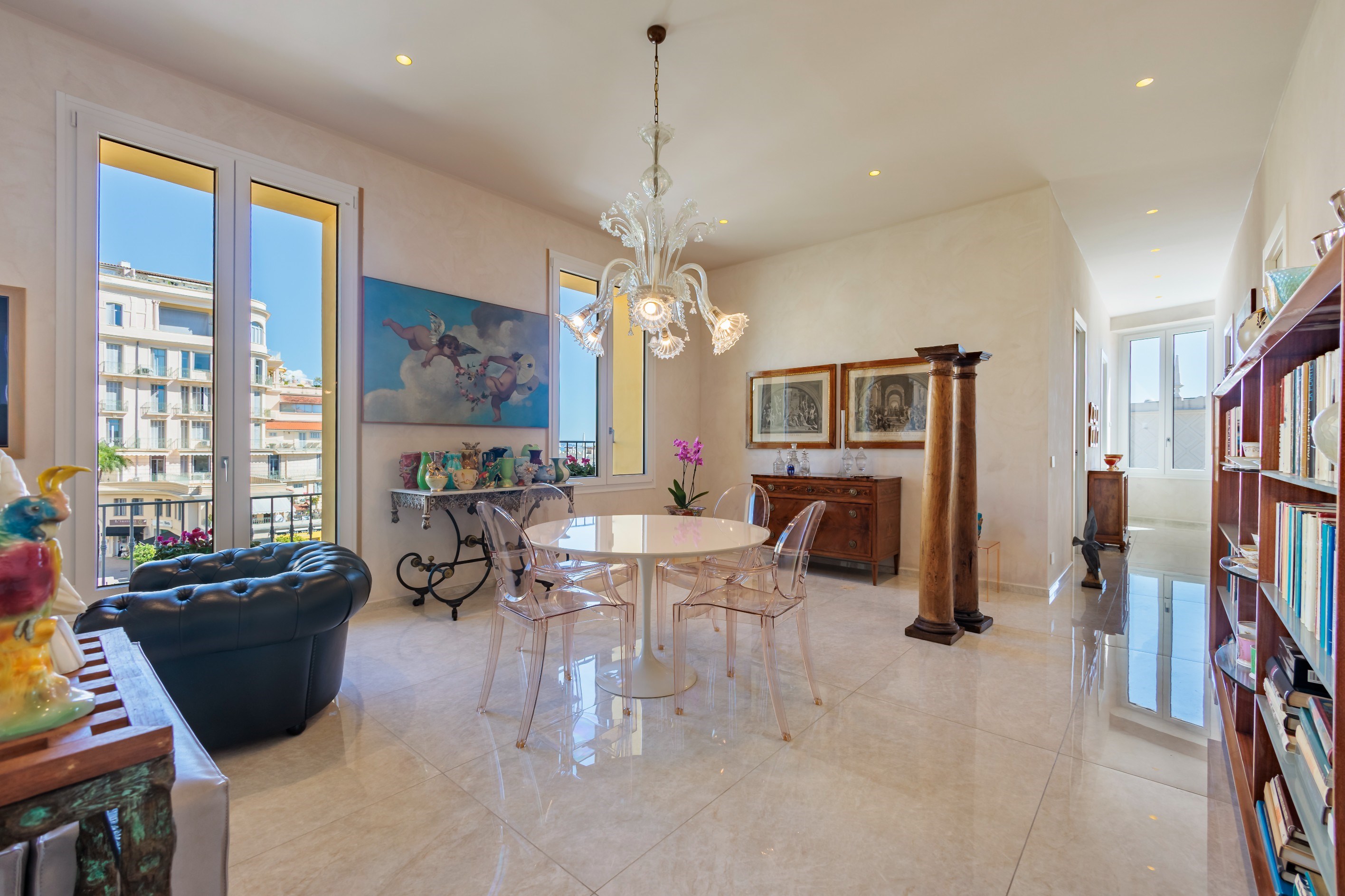  Luxury renovated apartment for sale in Menton, historic center with sea view - 物件實景