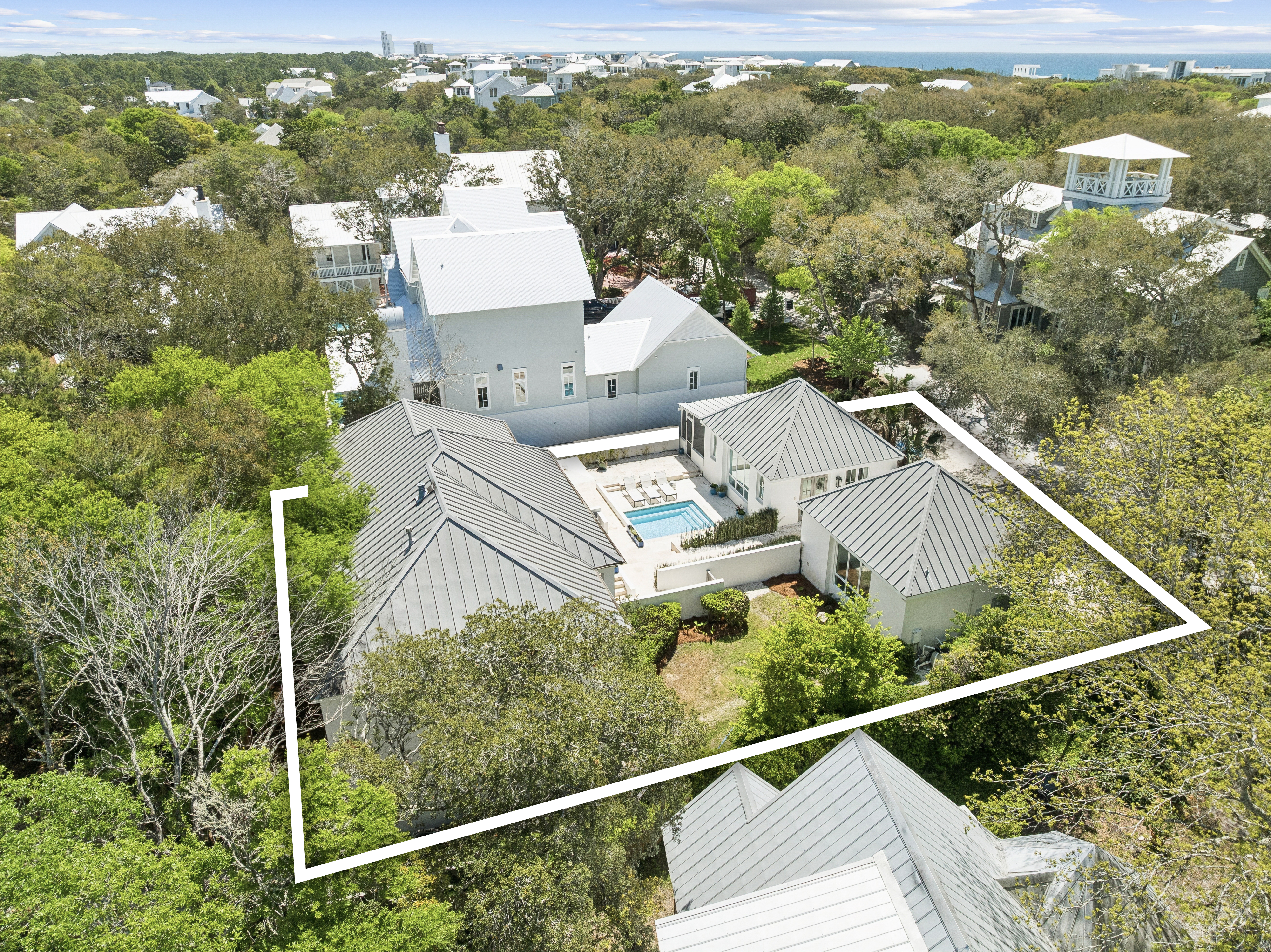  Private Beachside Compound Steps From Seaside, Florida - 物件實景