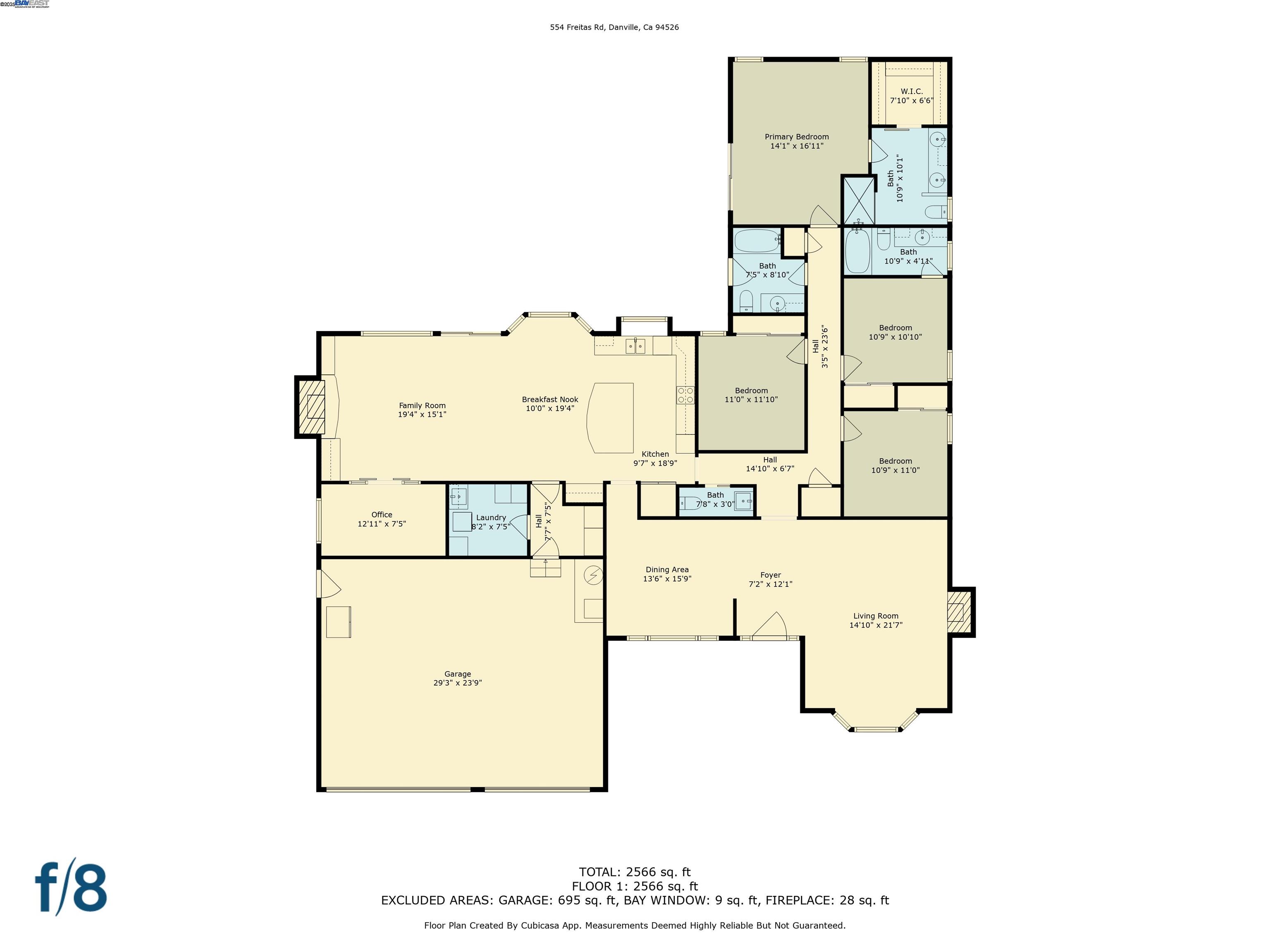 Danville, California, 94526, United States, 4 Bedrooms Bedrooms, ,3 BathroomsBathrooms,Residential,For Sale,1992815