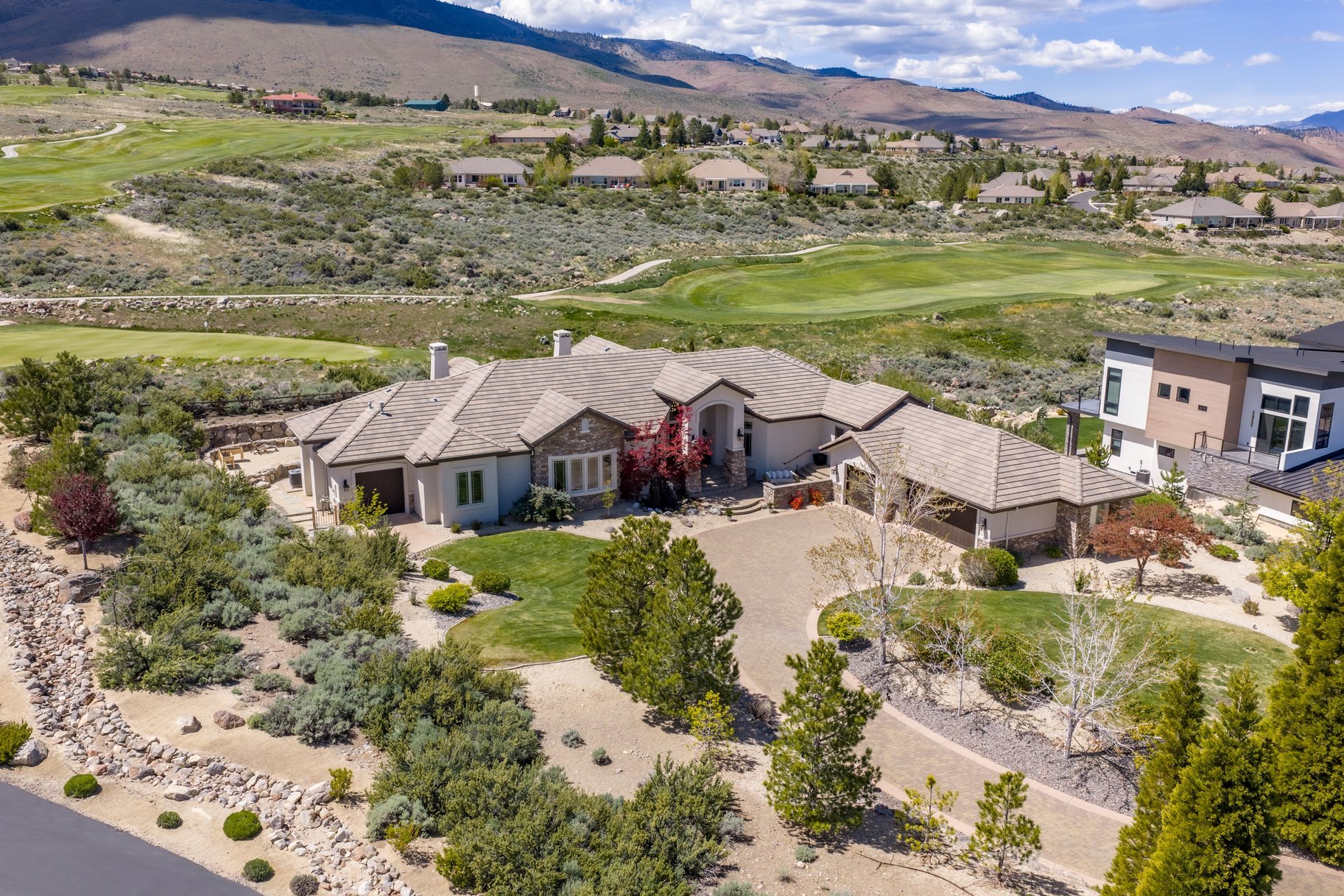  Luxury Golf Course Estate in Arrowcreek, Reno with Panoramic Mountain+City Views - 物件實景