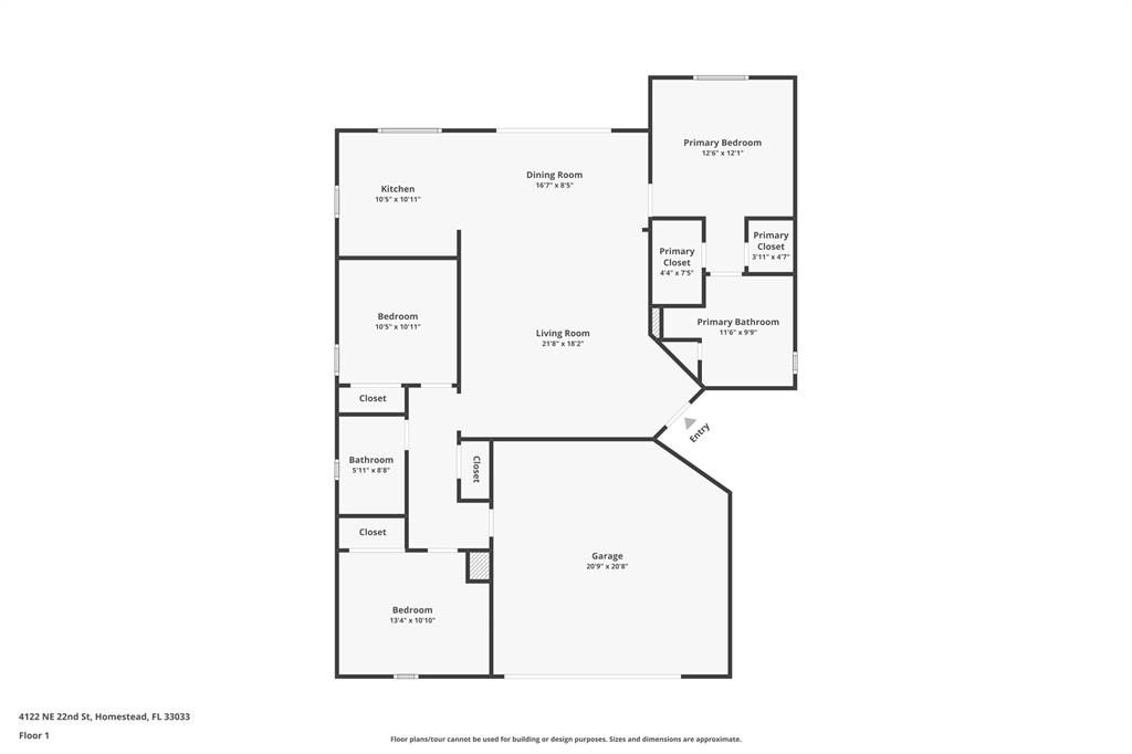 Homestead, Florida, 33033, United States, 3 Bedrooms Bedrooms, ,2 BathroomsBathrooms,Residential,For Sale,1981284