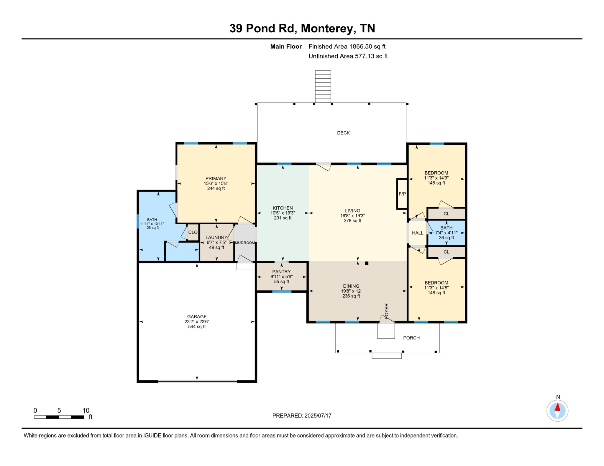 Monterey, Tennessee, 38574, United States, 3 Bedrooms Bedrooms, ,2 BathroomsBathrooms,Residential,For Sale,1907598