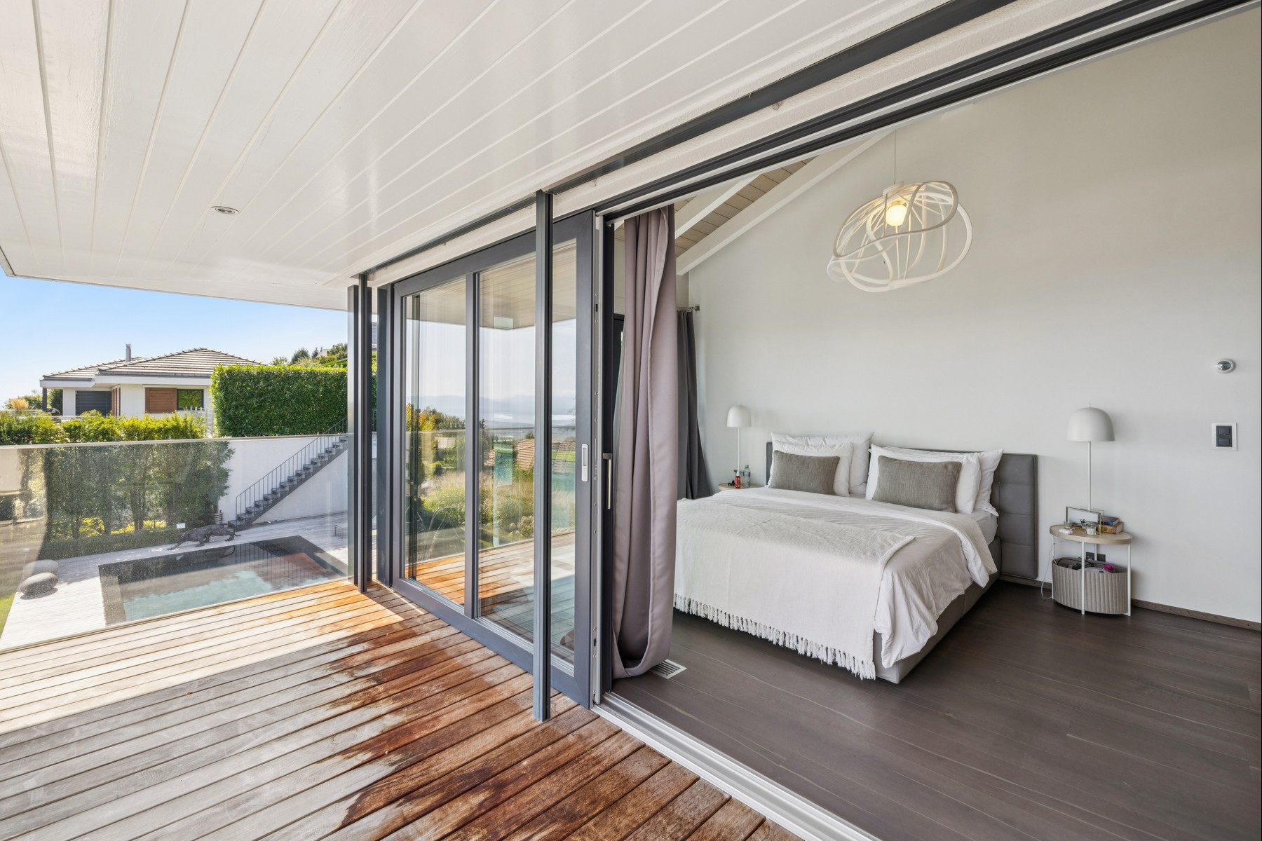  Contemporary architect-designed villa with a pool and a view of Lake Geneva - 物件實景