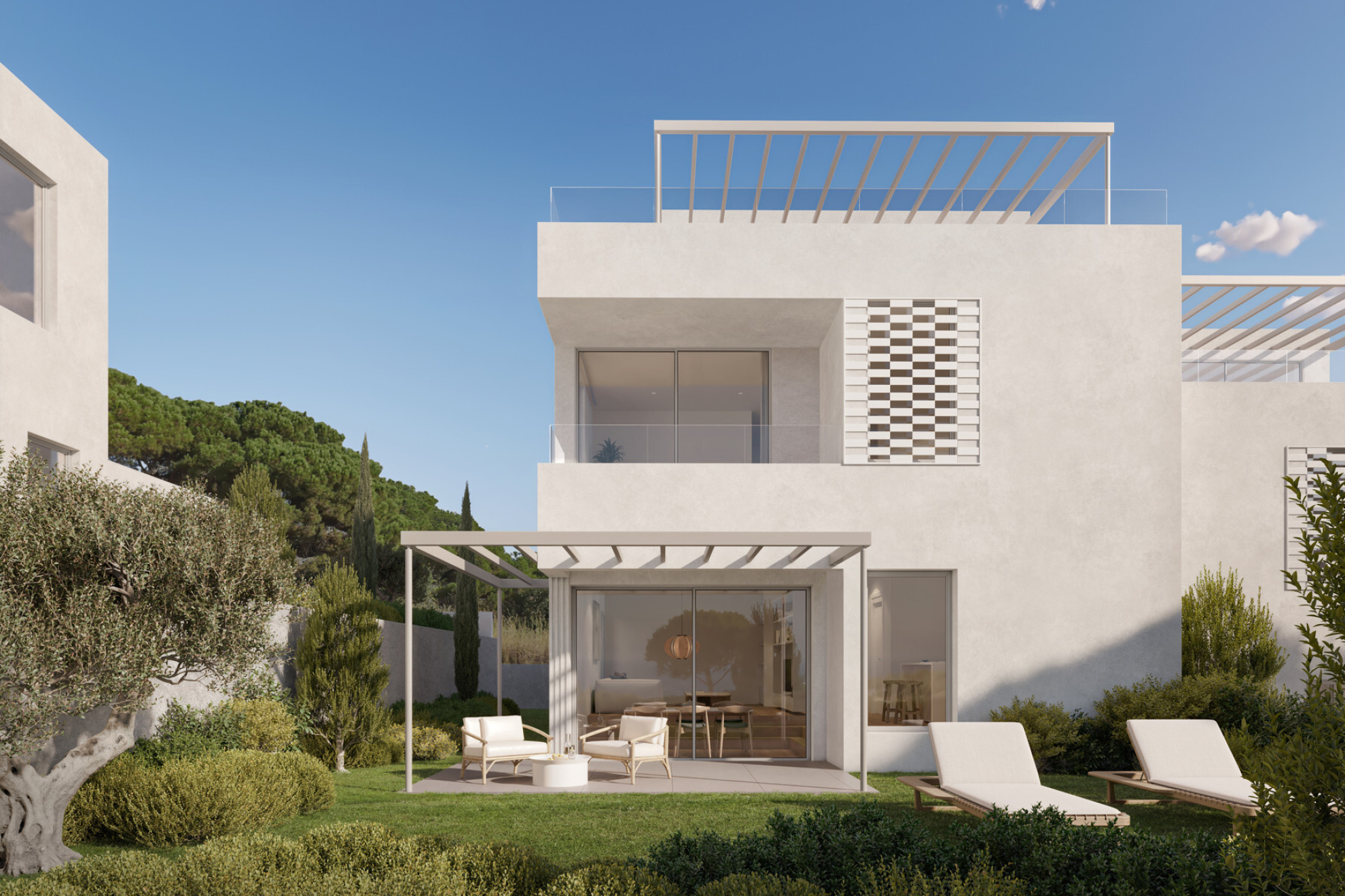  Newly built house with sea views in Caldes d